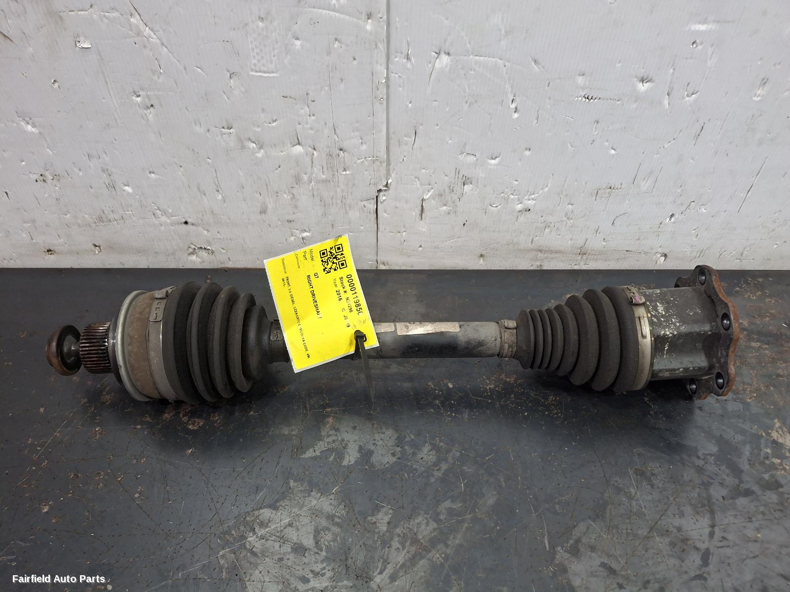 2015-2025 Audi Q7 Right Driveshaft
