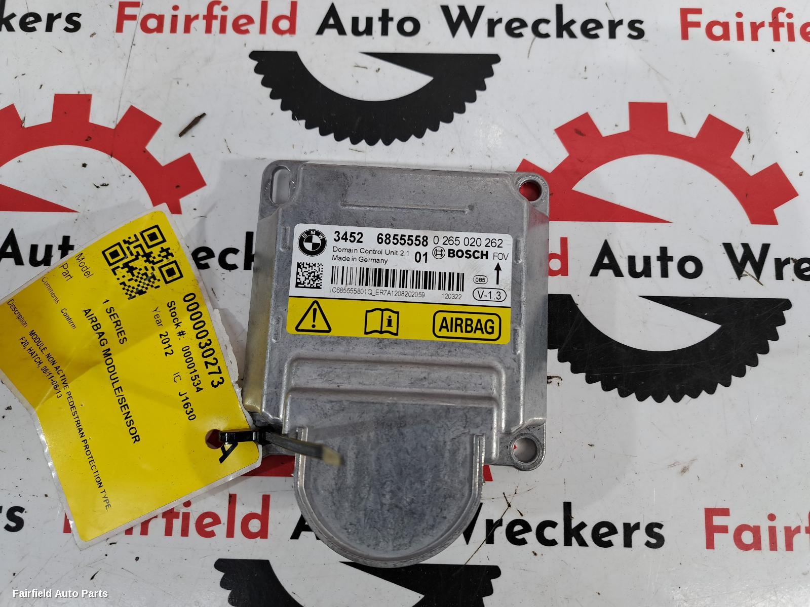 2011-2013 Bmw 1 Series Airbag Module Sensor