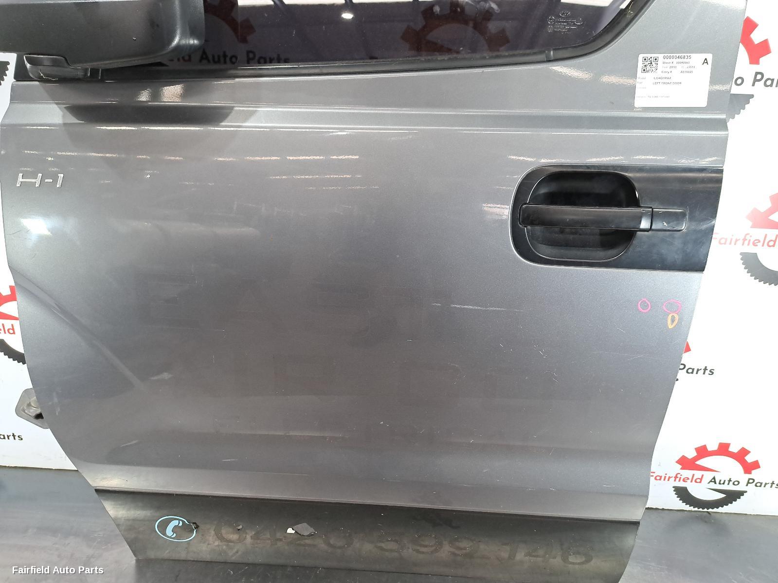 2007-2021 Hyundai Iload/imax Left Front Door