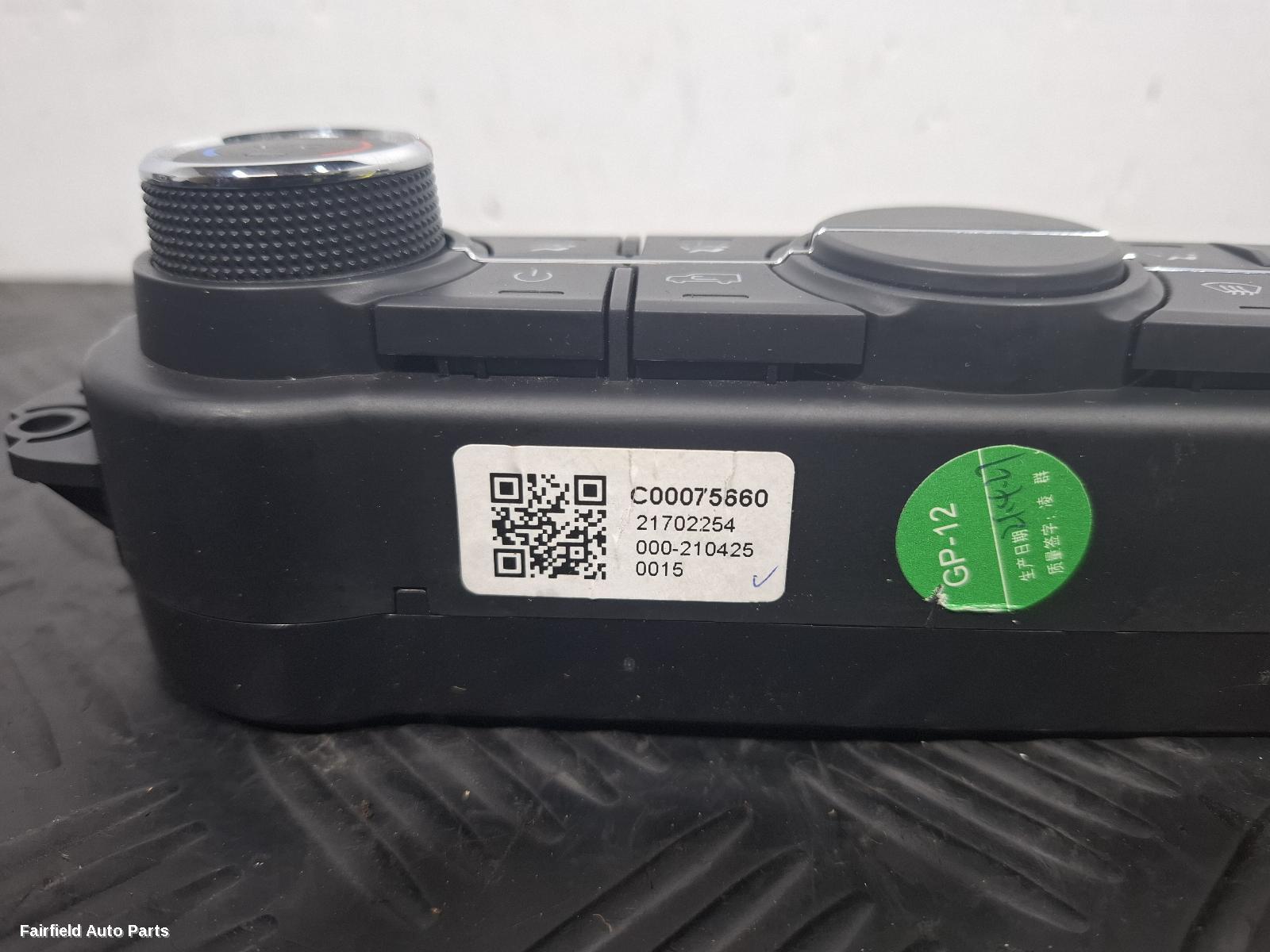 2020-2026 Ldv Deliver 9 Heater Ac Controls
