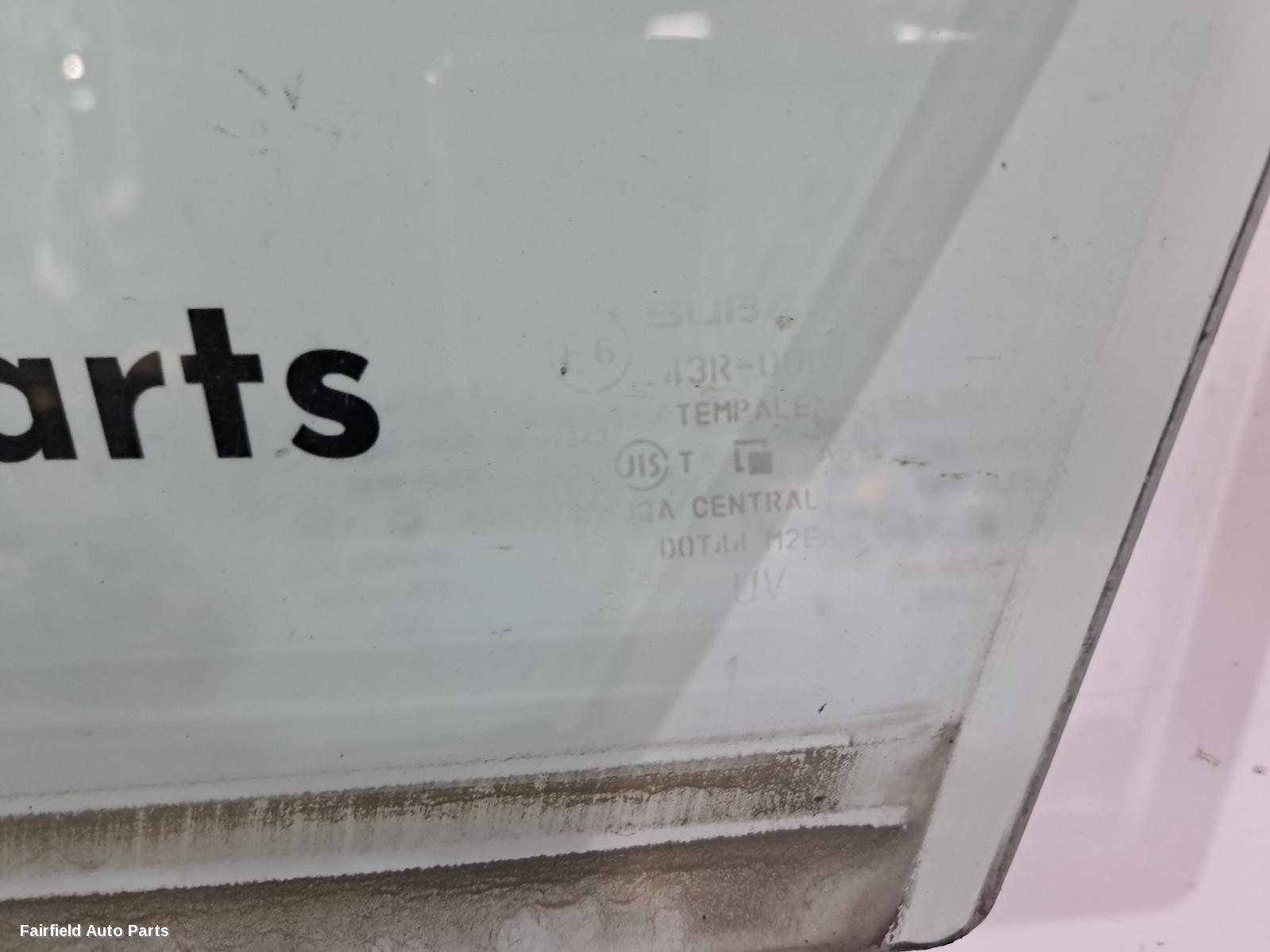2007-2013 Subaru Impreza Right Front Door Window