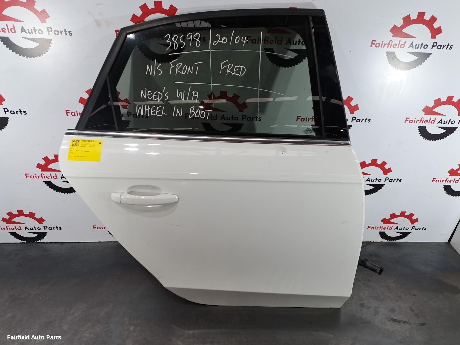 2008-2016 Audi A4 Right Rear Door Sliding