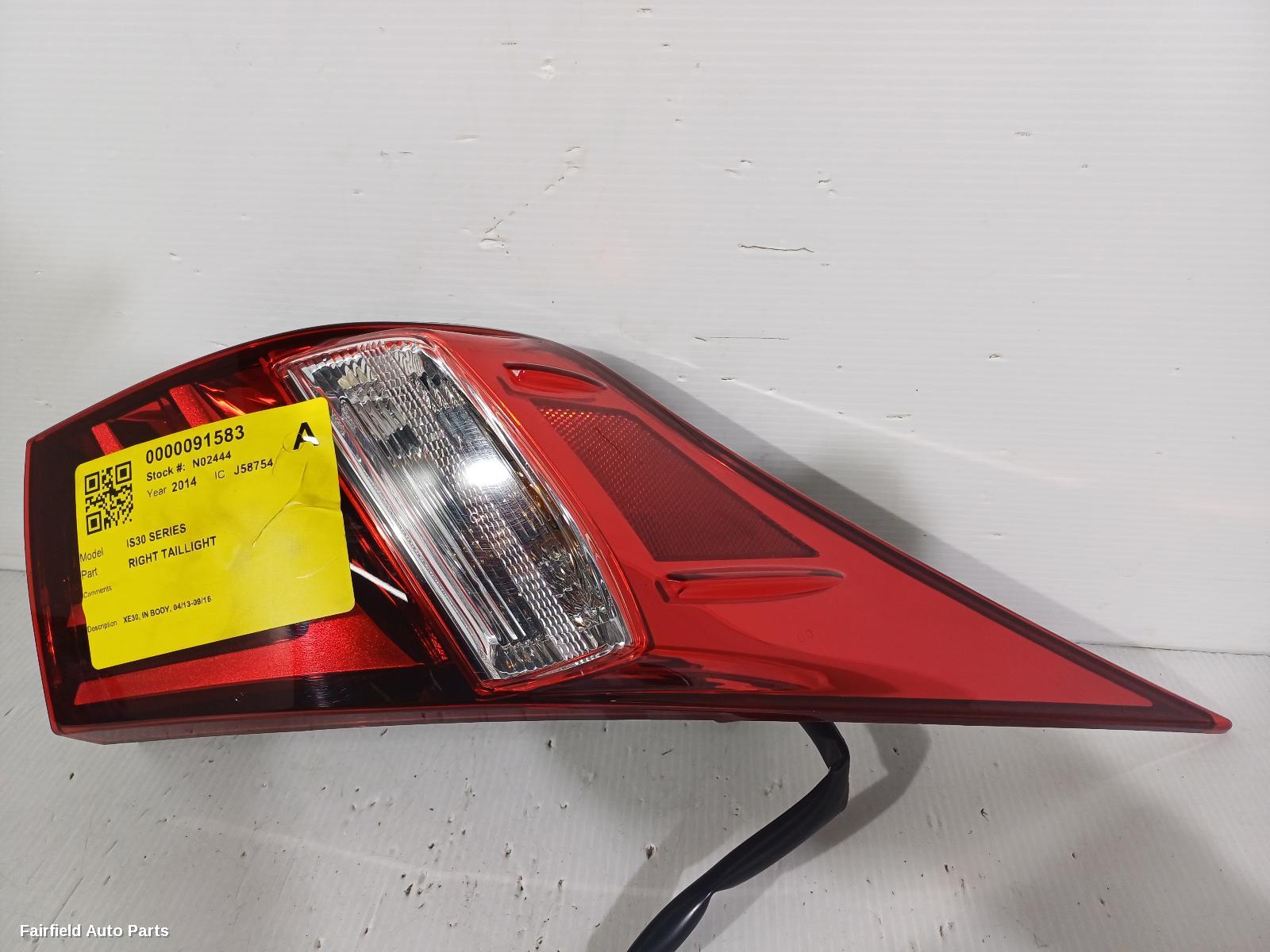 2013-2016 Lexus Is Series Right Taillight
