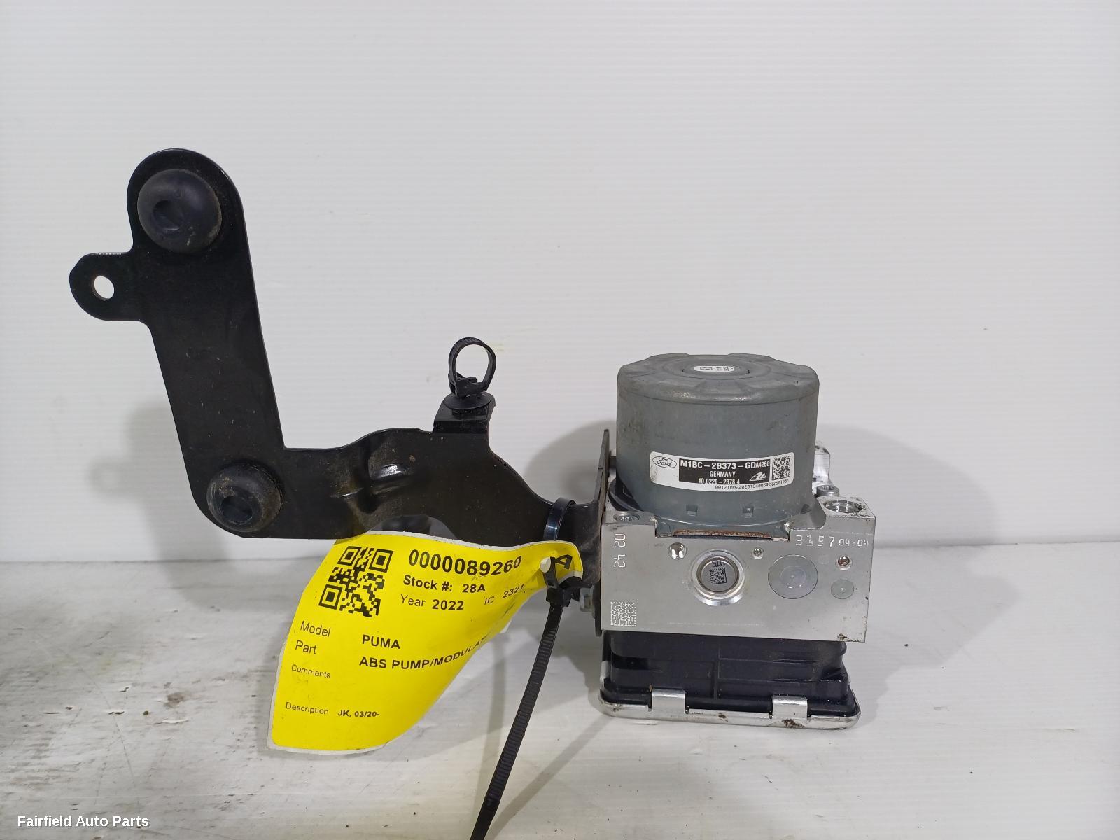 2020-2026 Ford Puma Abs Pump Modulator