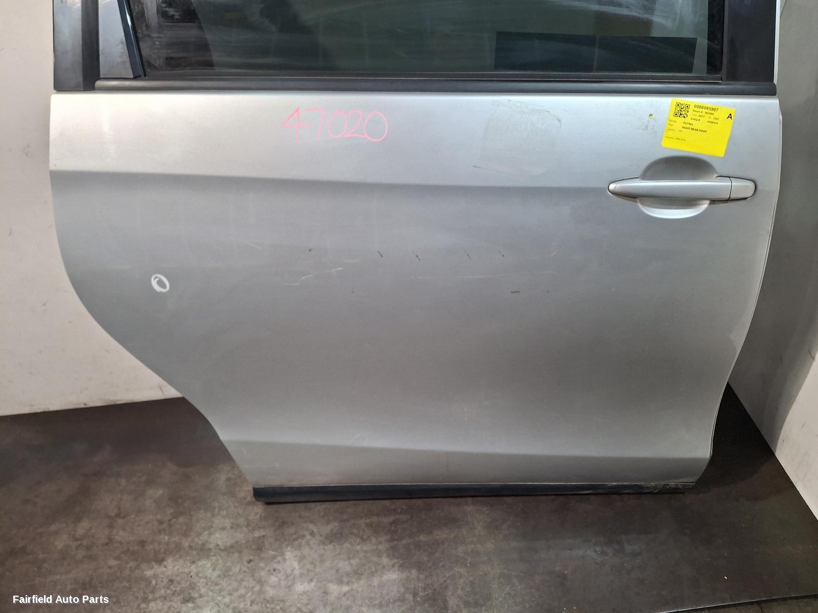 2005-2019 Toyota Estima Right Rear Door Sliding