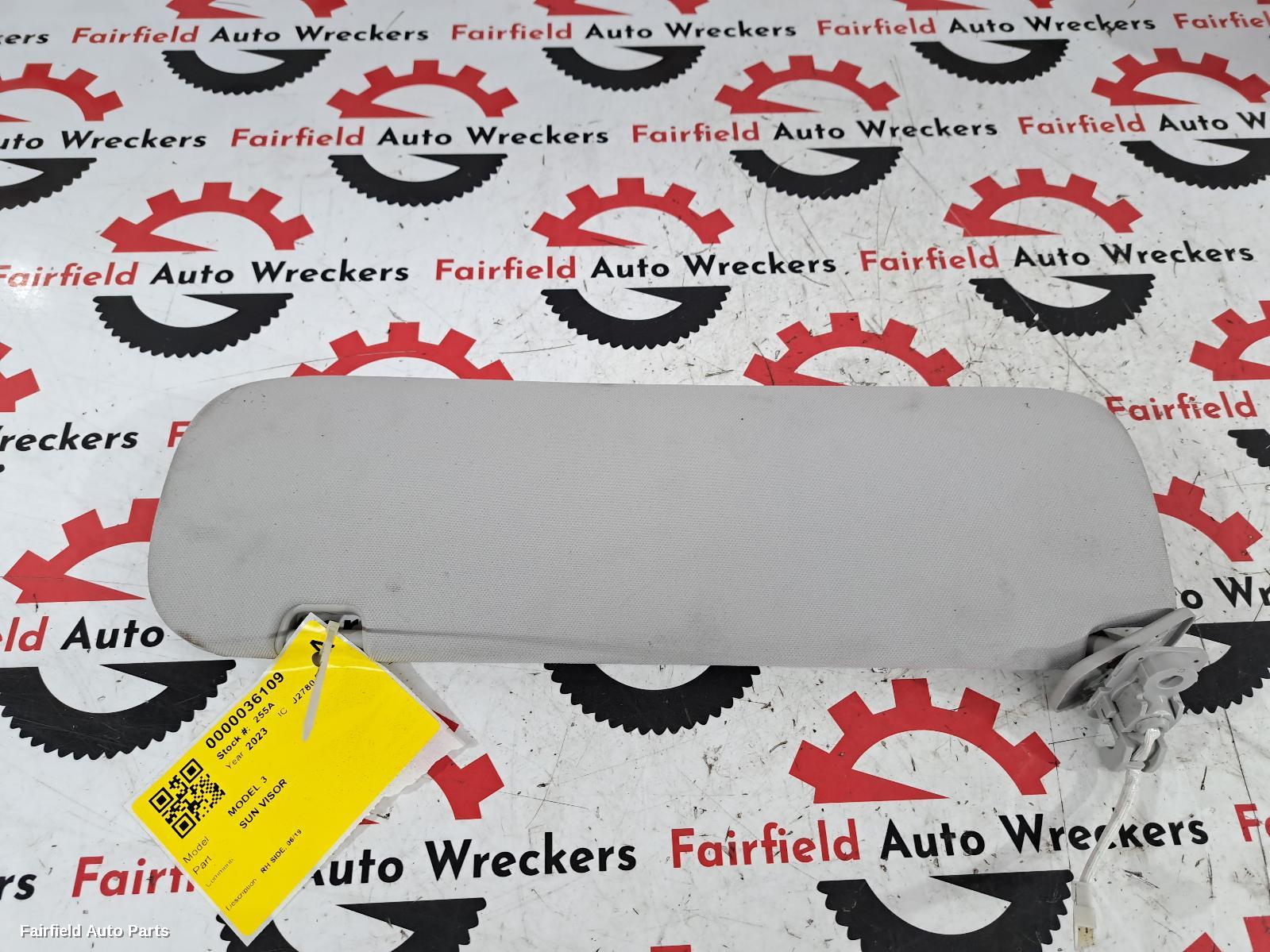 2019-2024 Tesla Model 3 Sunvisor