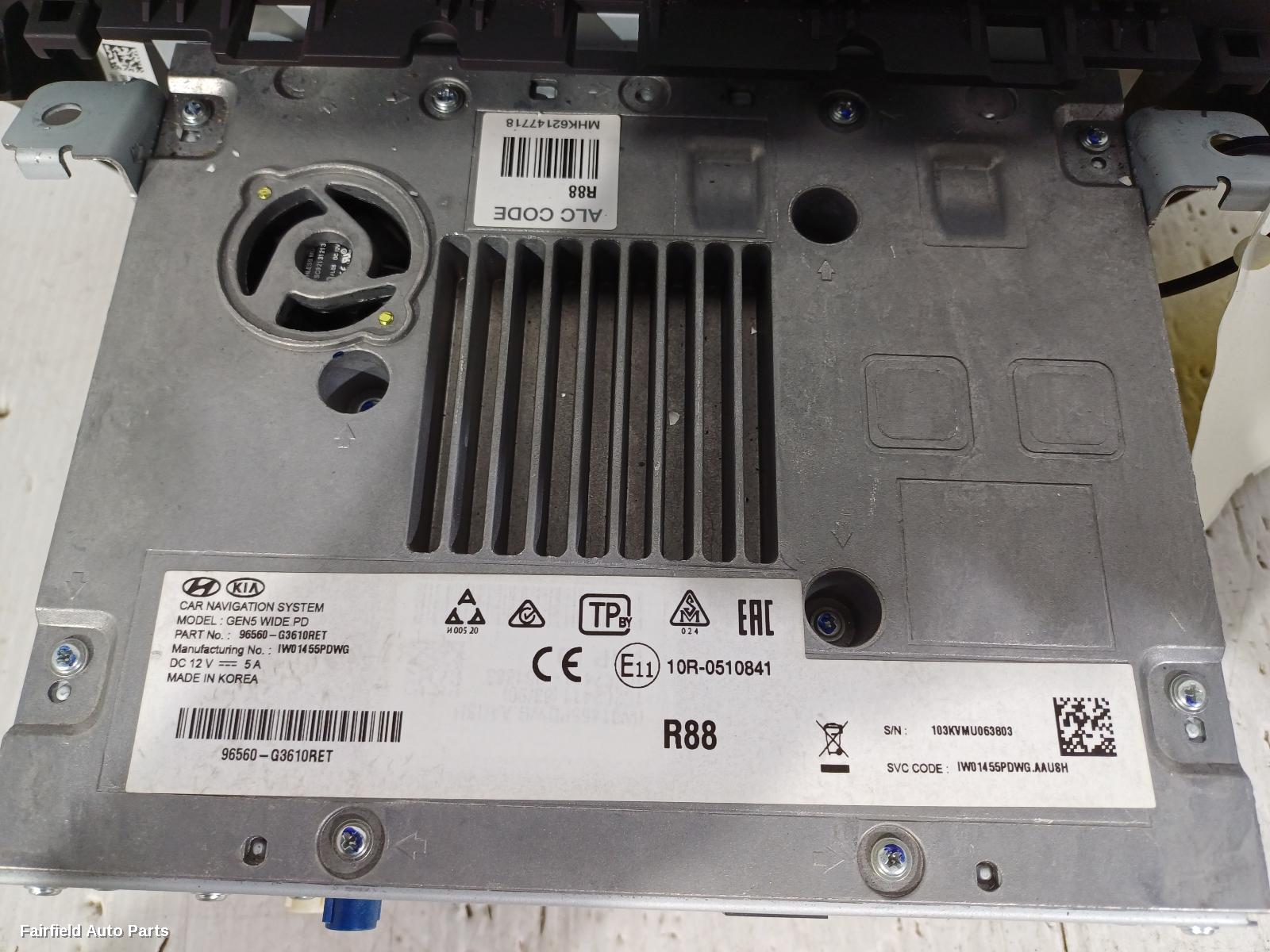 2020-2023 Hyundai I30 Radio Cd Dvd Sat Tv