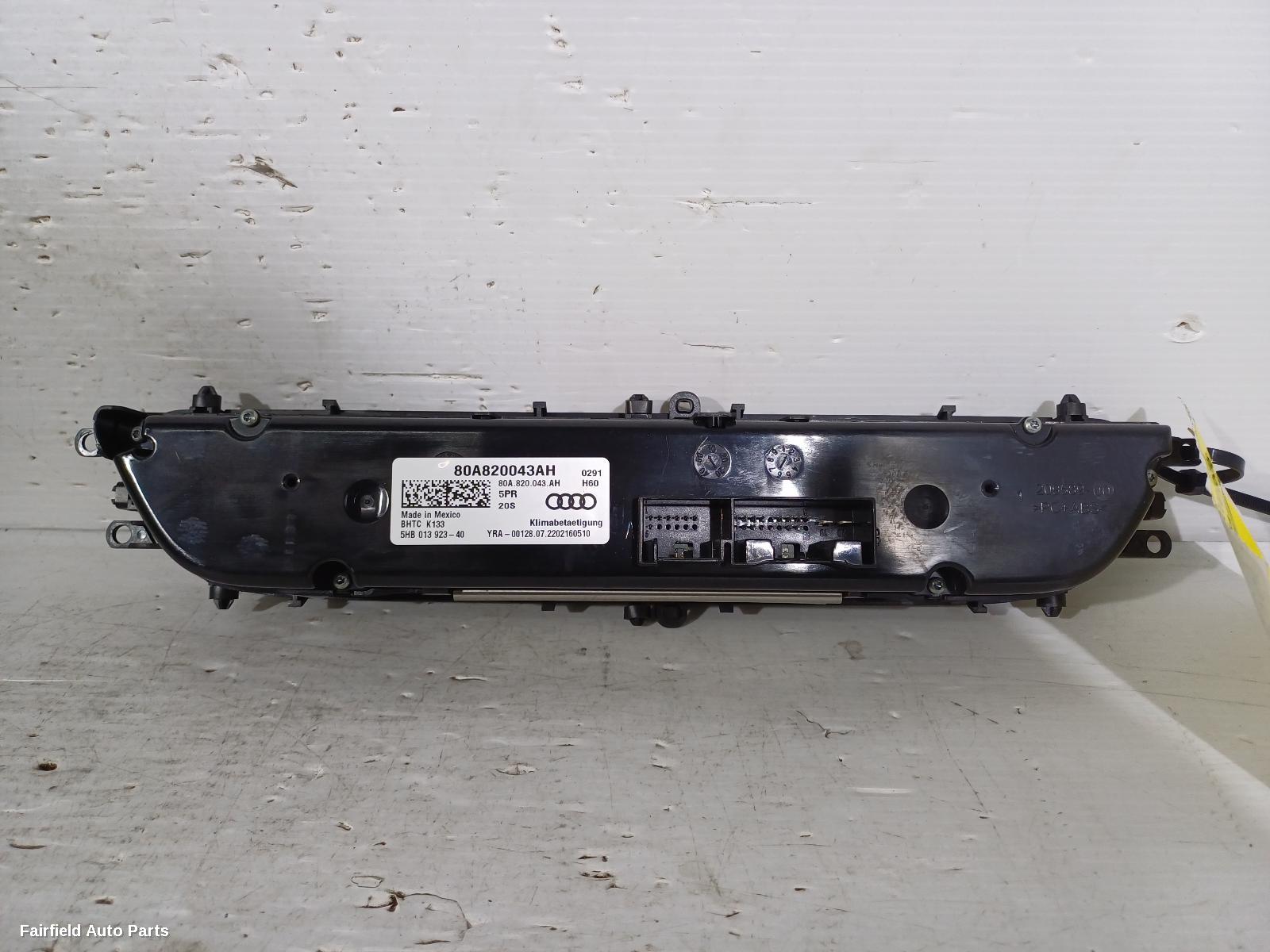 2017-2025 Audi Q5 Heater Ac Controls
