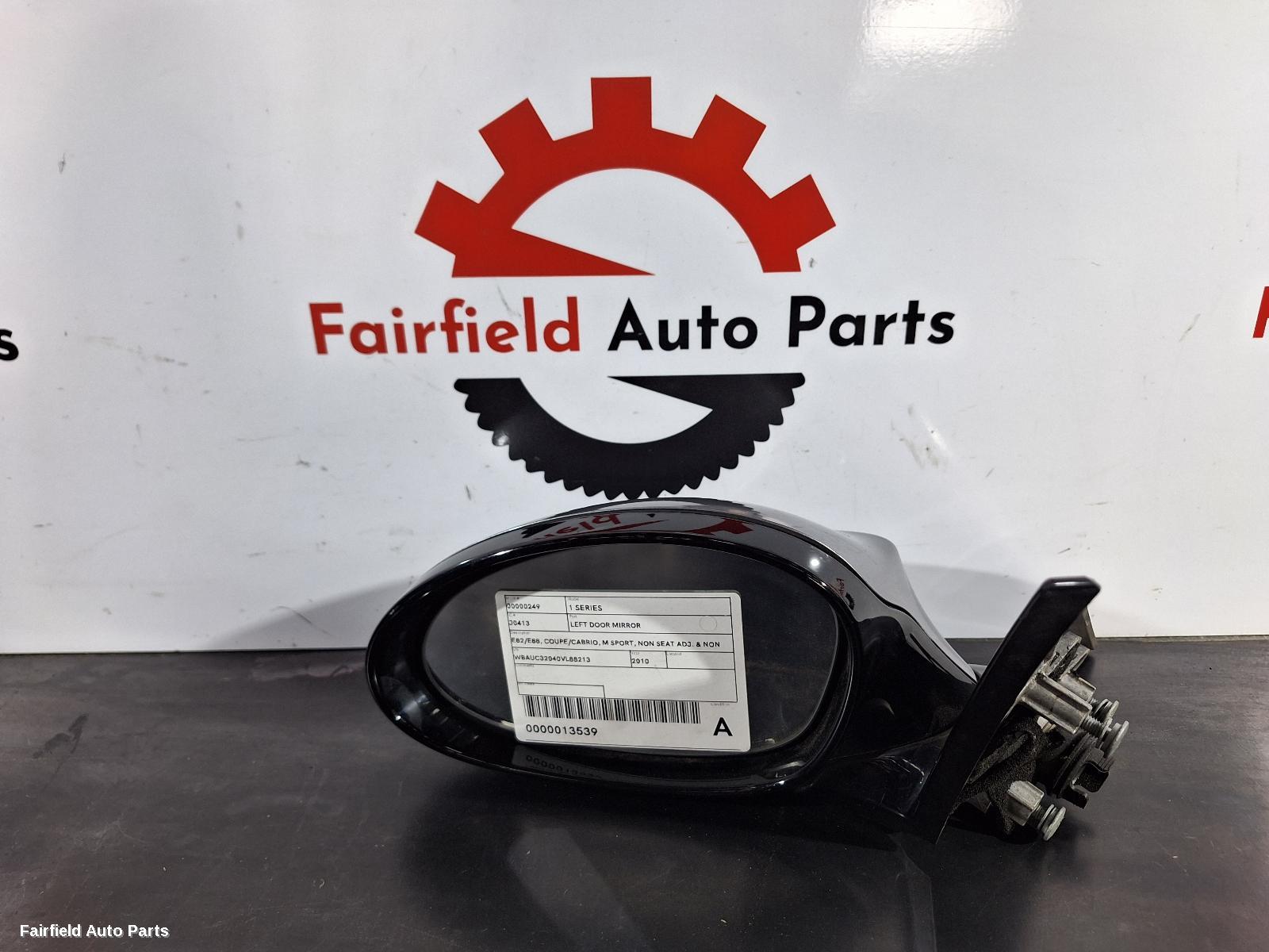 2009-2013 Bmw 1 Series Left Door Mirror