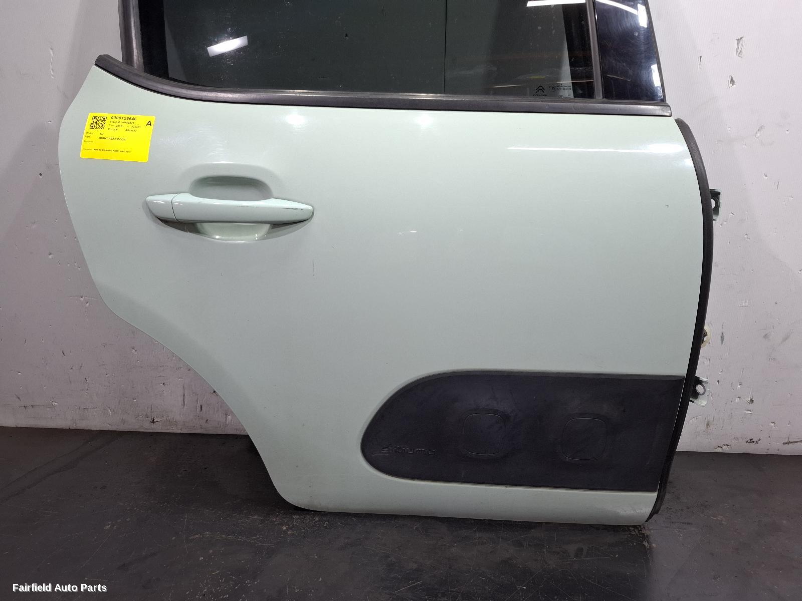 2017-2024 Citroen C3 Right Rear Door Sliding