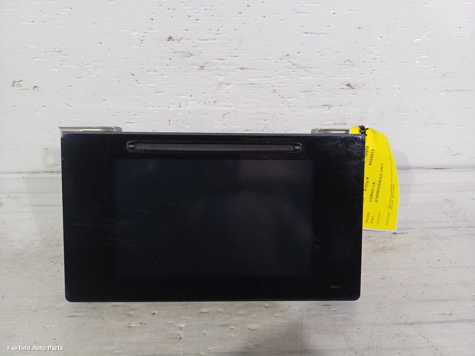 2015-2018 Toyota Corolla Radio Cd Dvd Sat Tv
