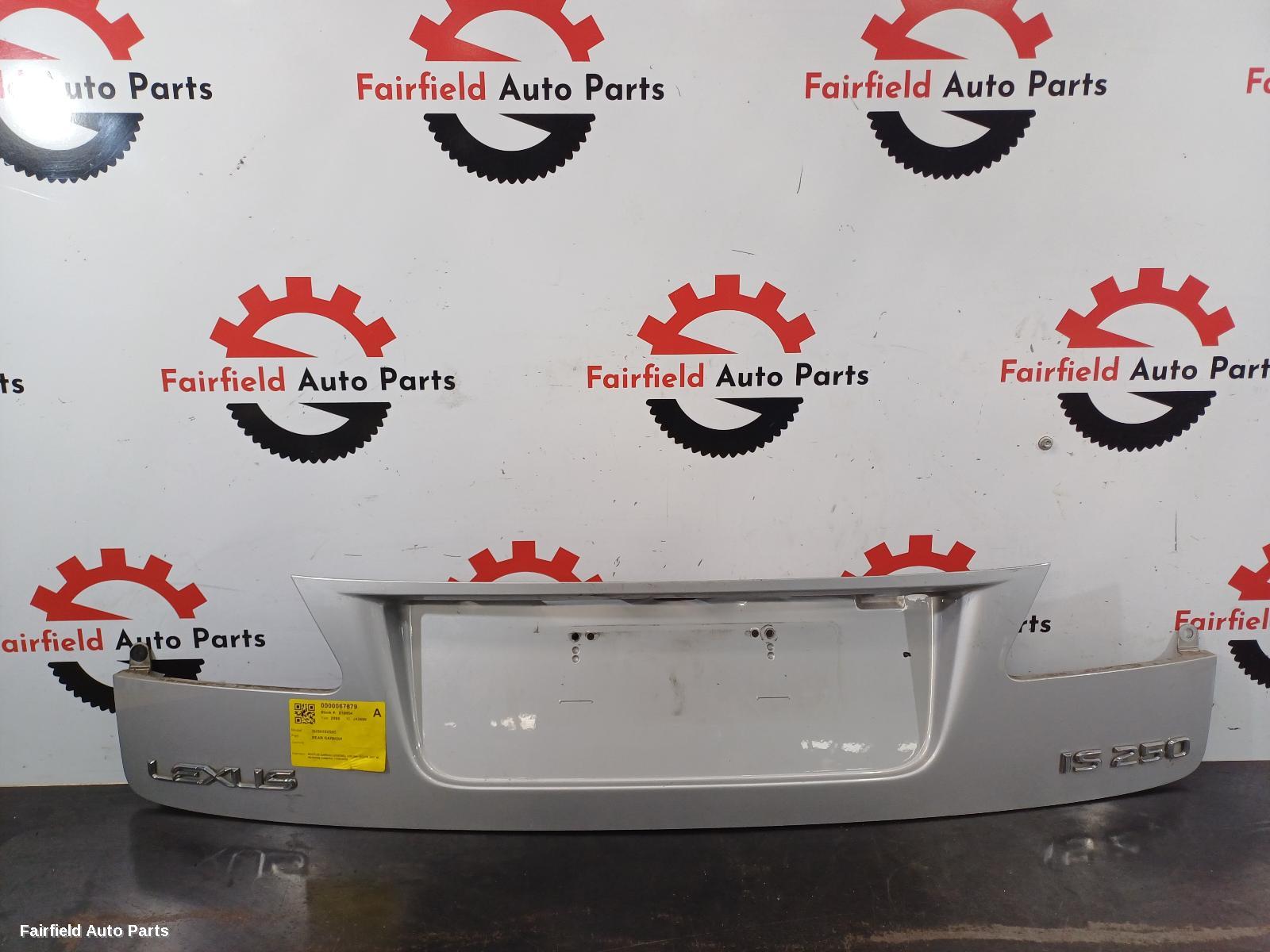 2005-2008 Lexus Is250/is250c Rear Garnish