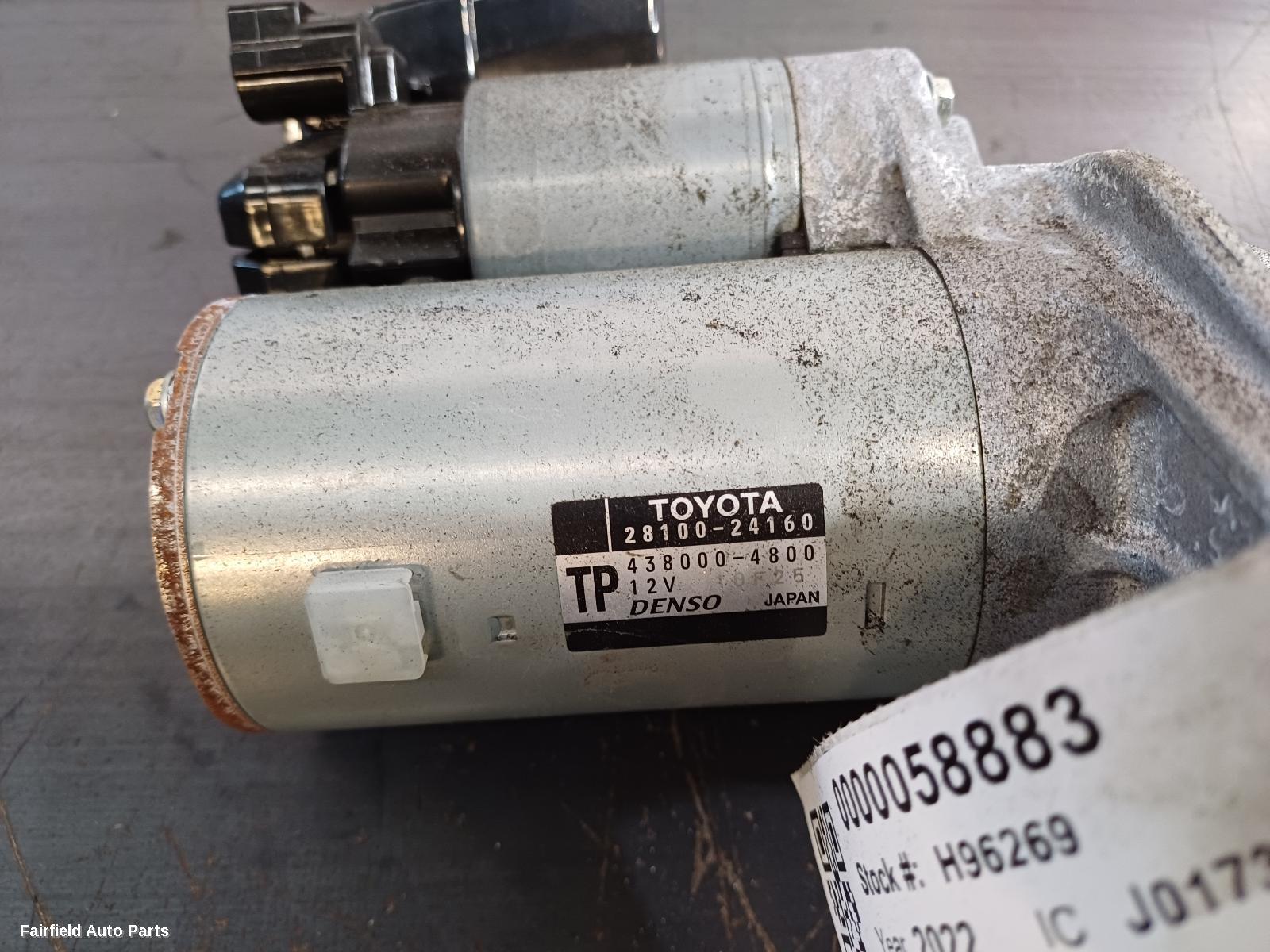 2018-2026 Toyota Corolla Starter
