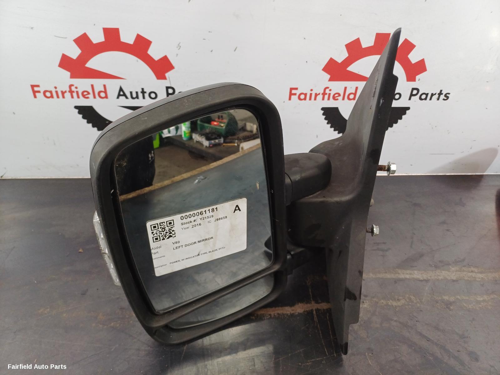 2013-2023 Ldv V80 Left Door Mirror