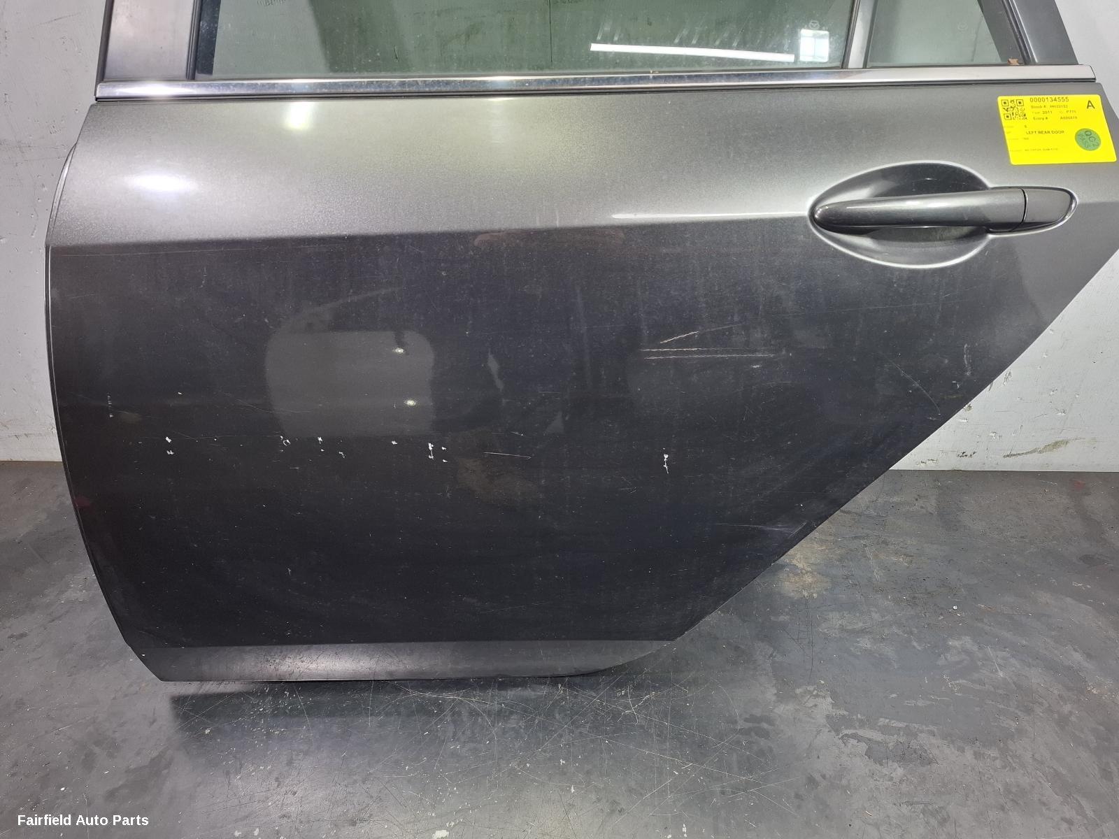 2008-2012 Mazda 6 Left Rear Door Sliding