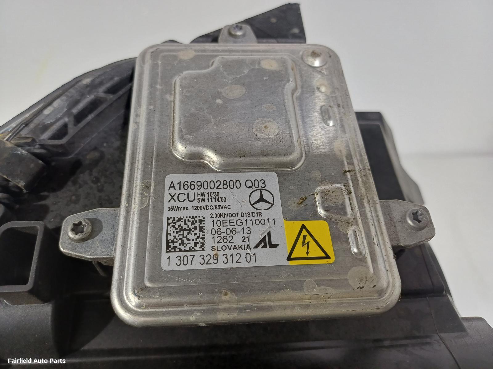 2013-2015 Mercedes C Class Left Headlamp