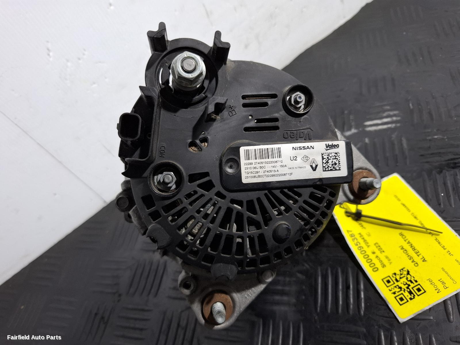 2022-2025 Nissan Qashqai Alternator