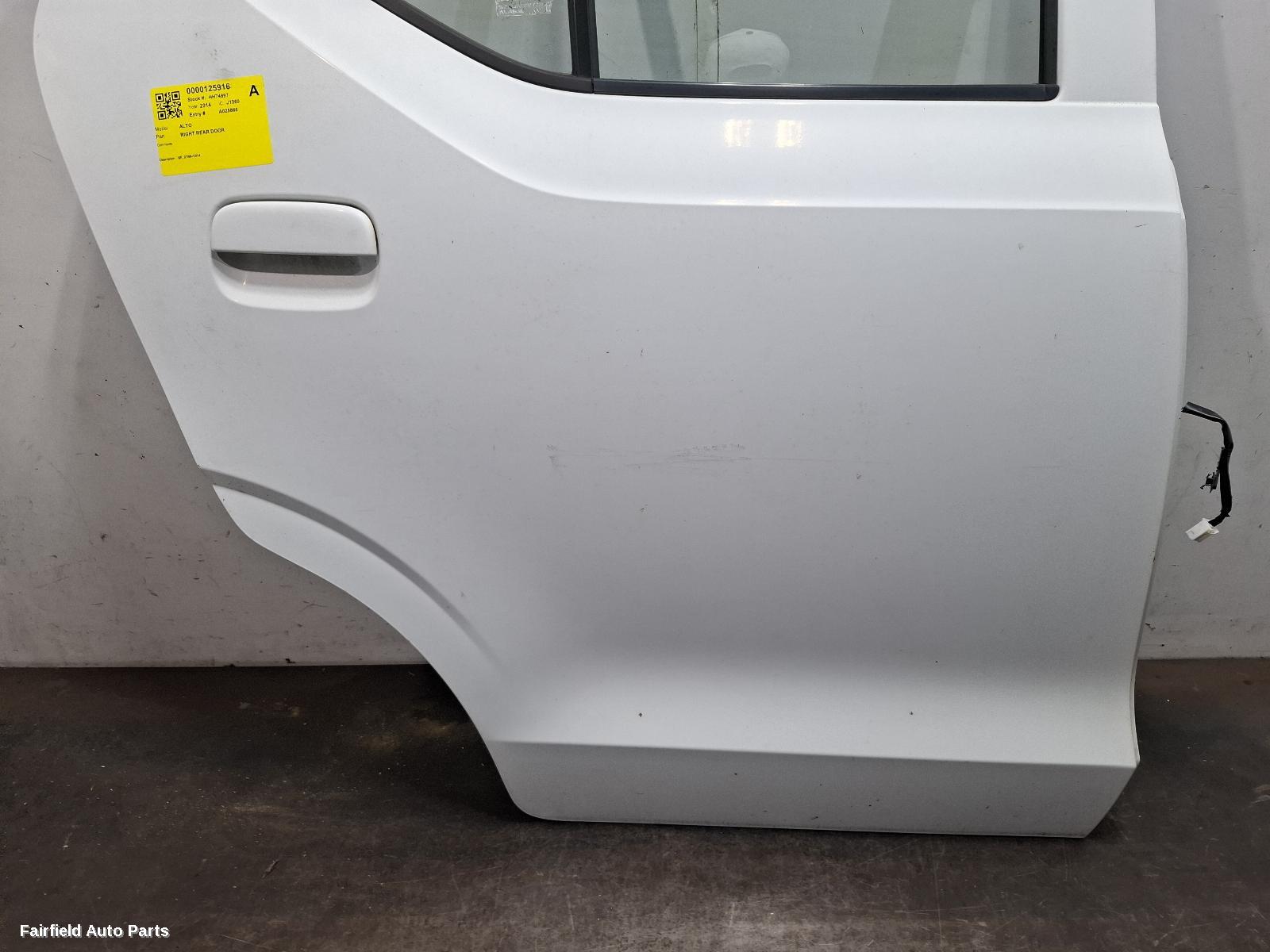 2009-2014 Suzuki Alto Right Rear Door Sliding