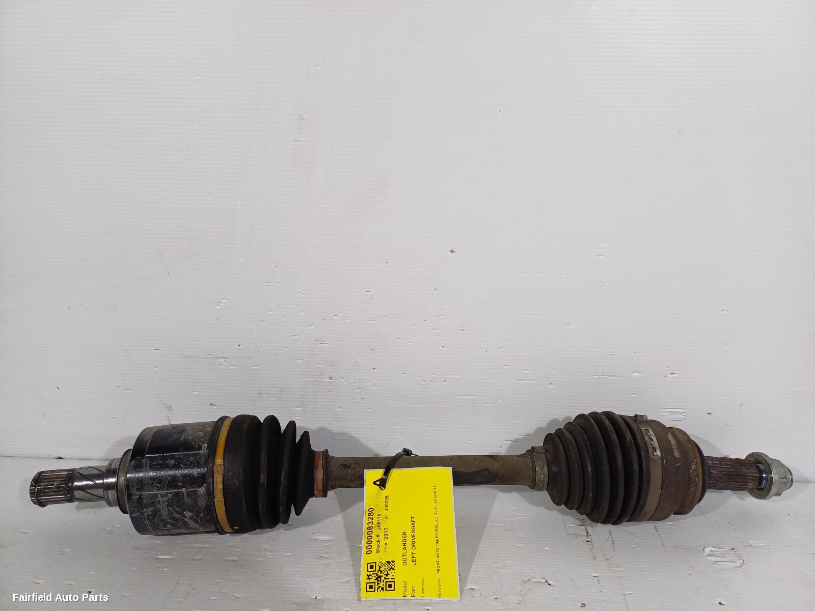 2012-2021 Mitsubishi Outlander Left Driveshaft