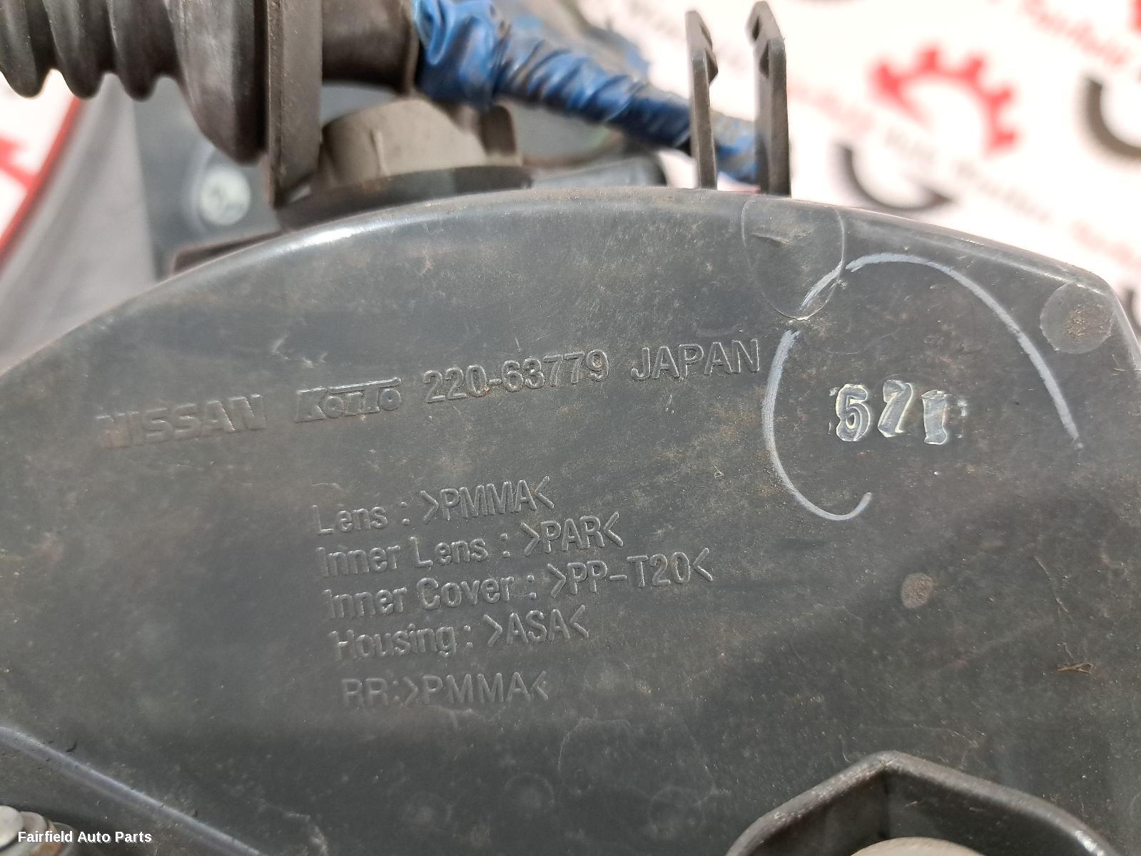 2002-2008 Nissan Murano Right Taillight