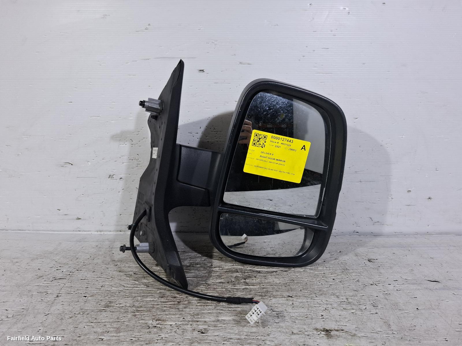 2020-2026 Ldv Deliver 9 Right Door Mirror