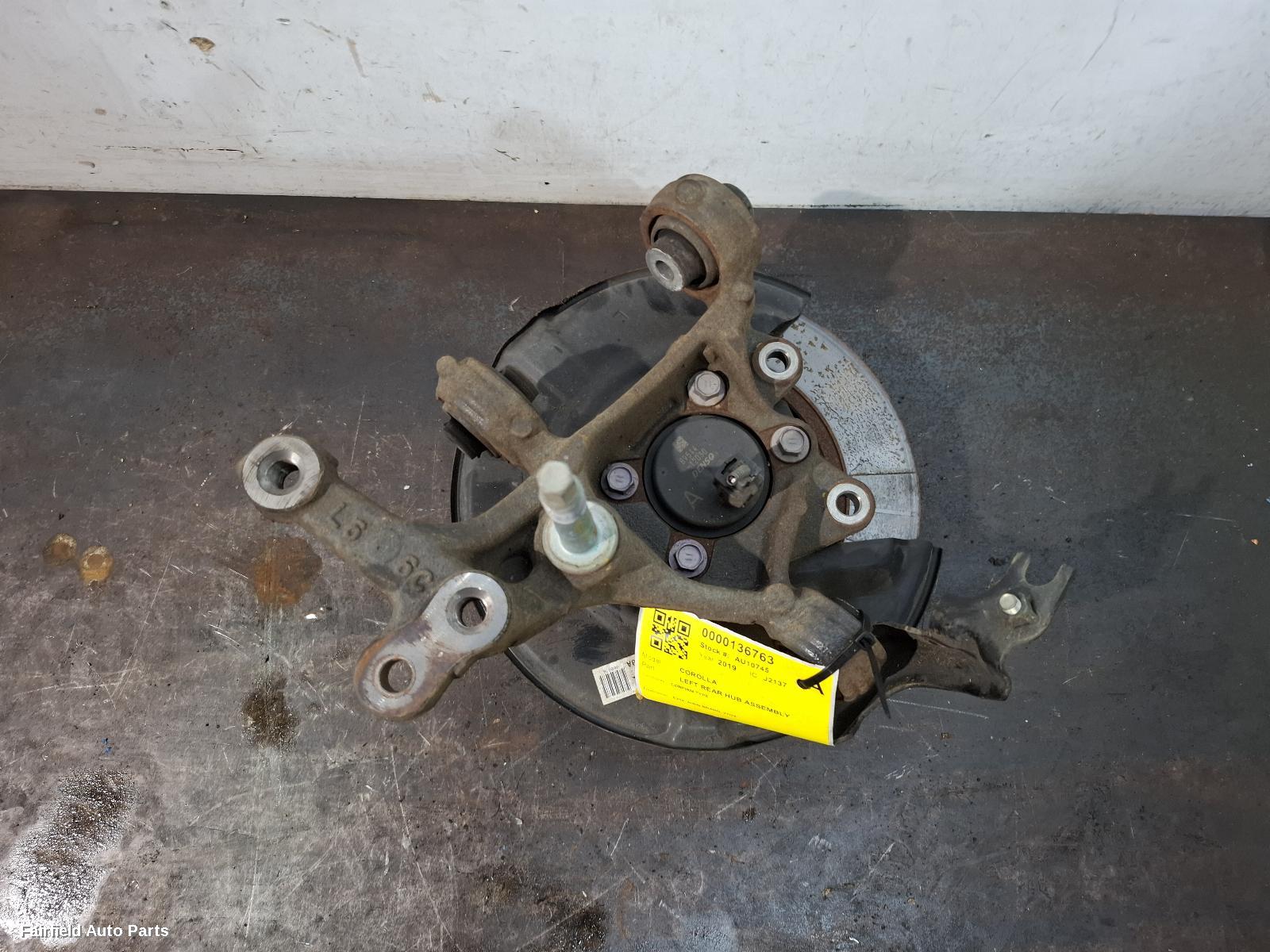 2018-2026 Toyota Corolla Left Rear Hub Assembly