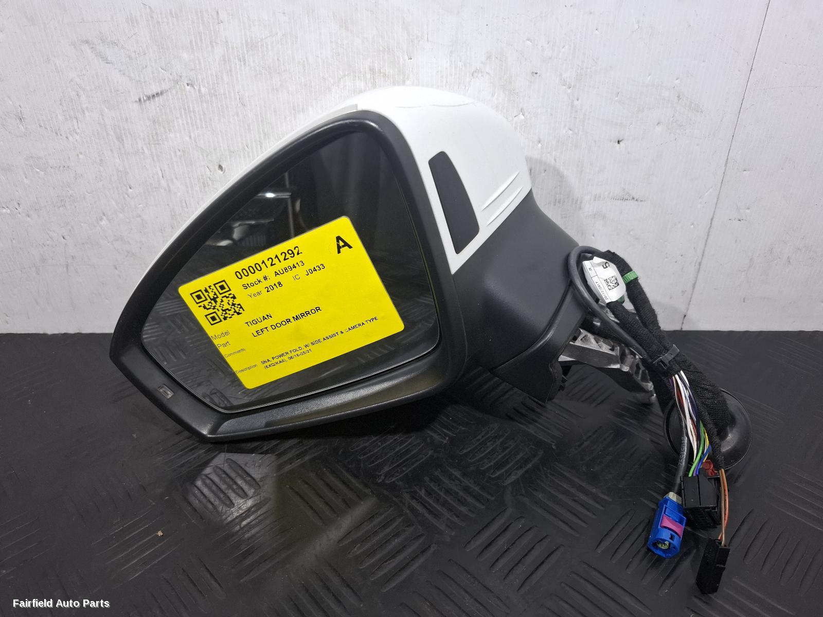 2016-2021 Volkswagen Tiguan Left Door Mirror