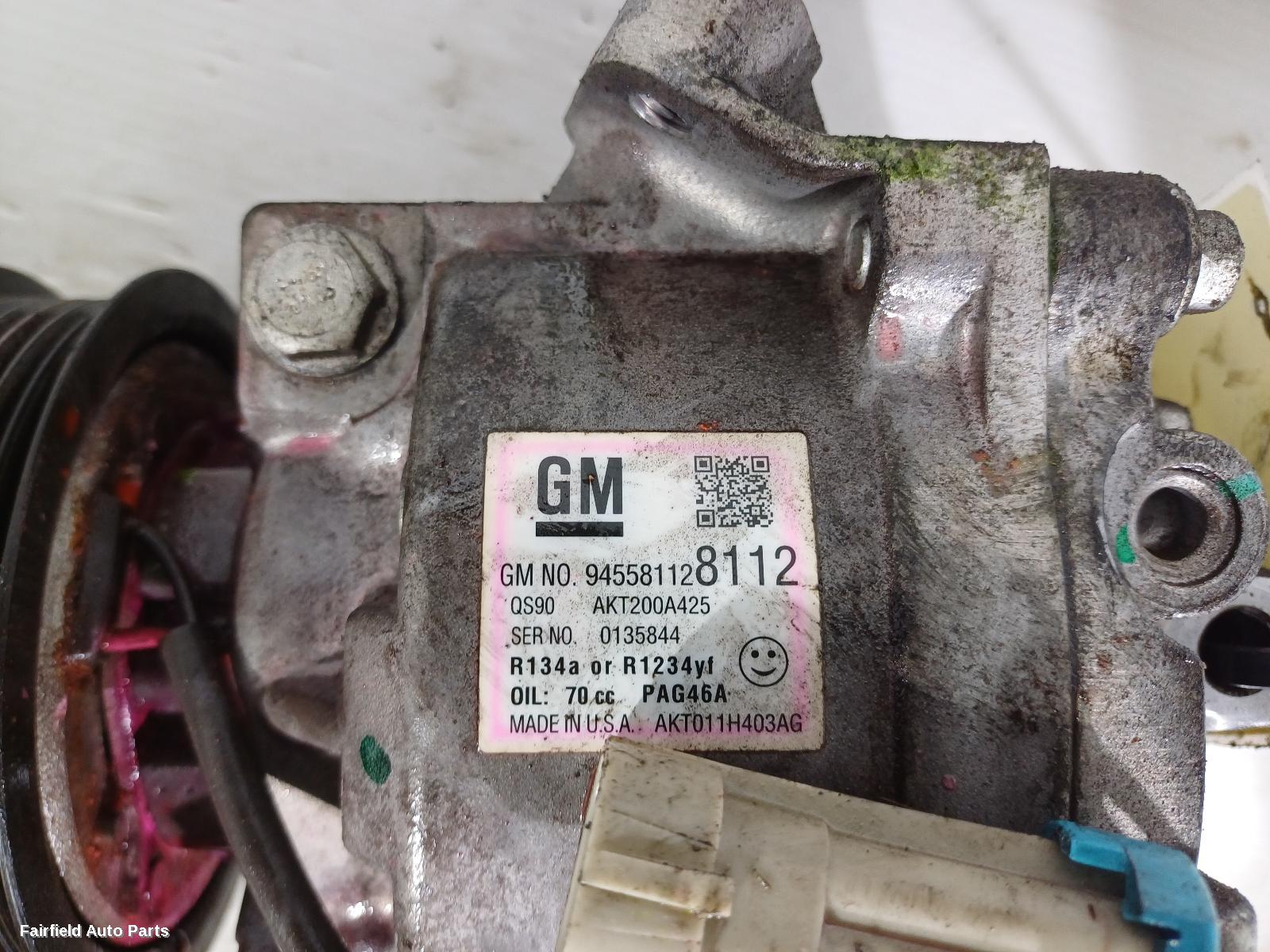 2011-2018 Holden Barina A C Compressor