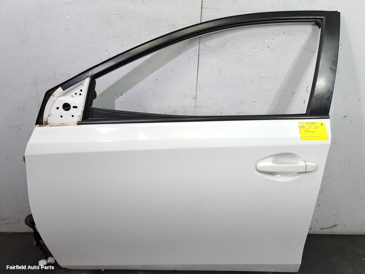 2012-2018 Toyota Corolla Left Front Door