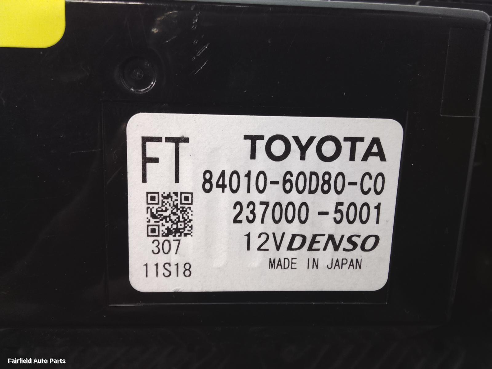 2009-2017 Toyota Prado Heater Ac Controls