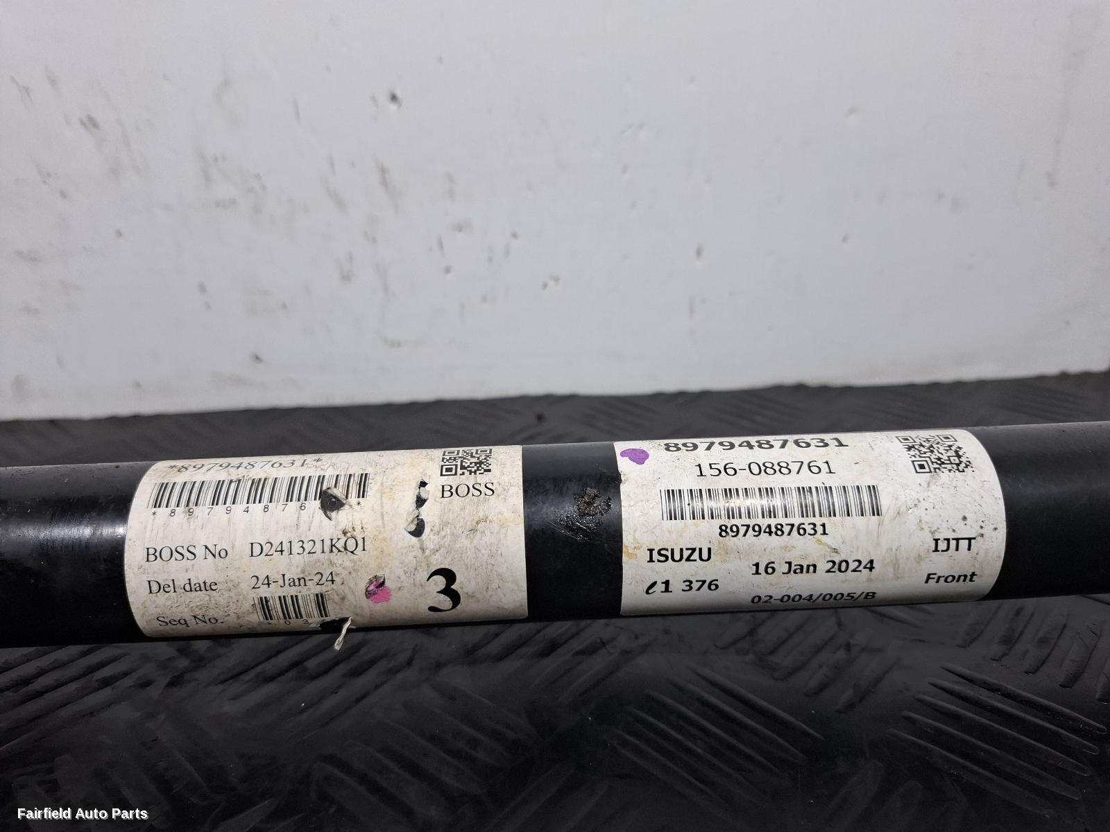 2020-2025 Mazda Bt50 Front Prop Shaft
