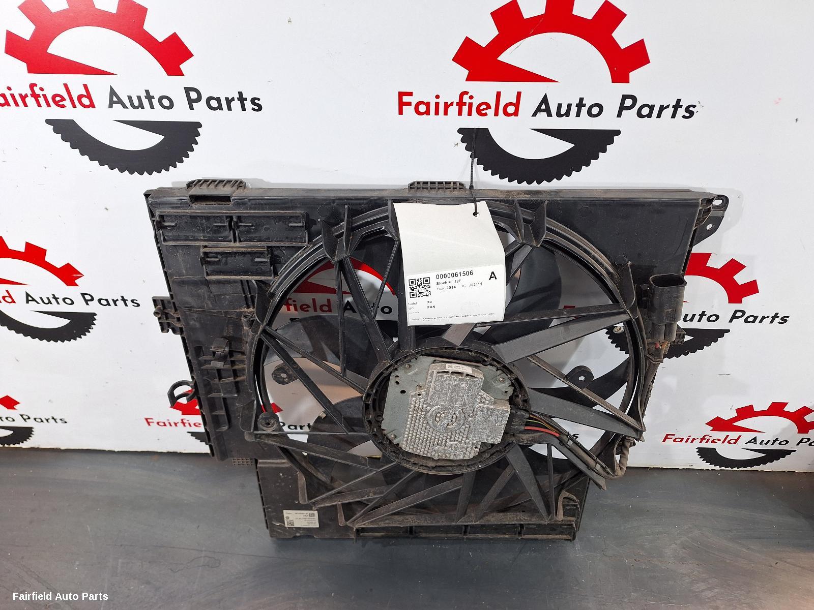2010-2017 Bmw X3 Fan