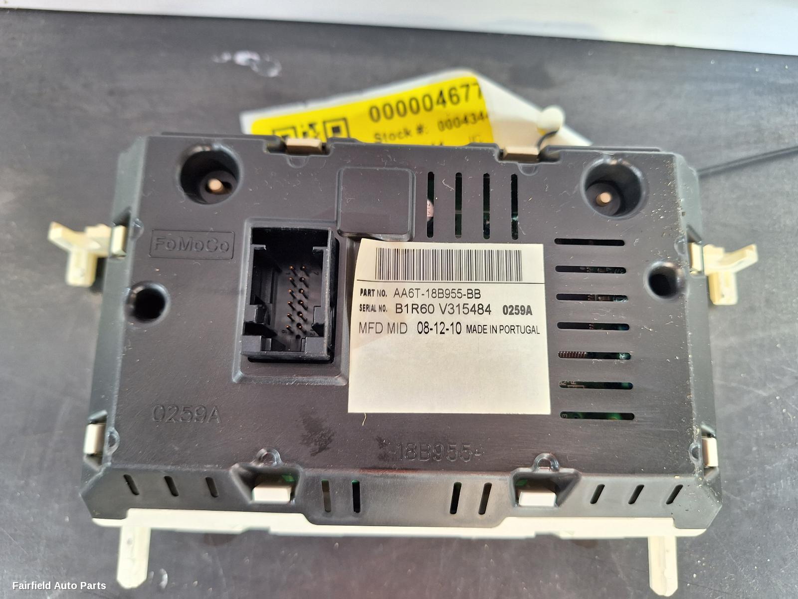 2008-2013 Ford Fiesta Radio Cd Dvd Sat Tv