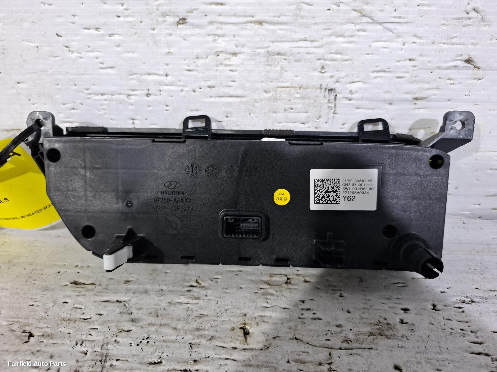2020-2026 Hyundai I30 Heater Ac Controls