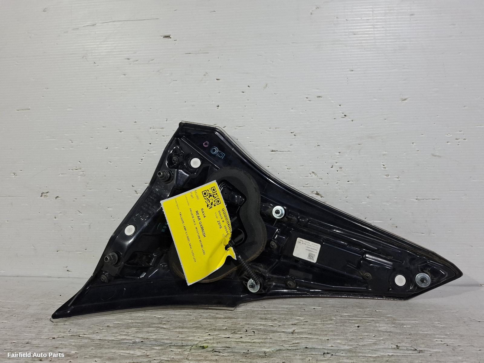 2015-2018 Toyota Rav4 Rear Garnish