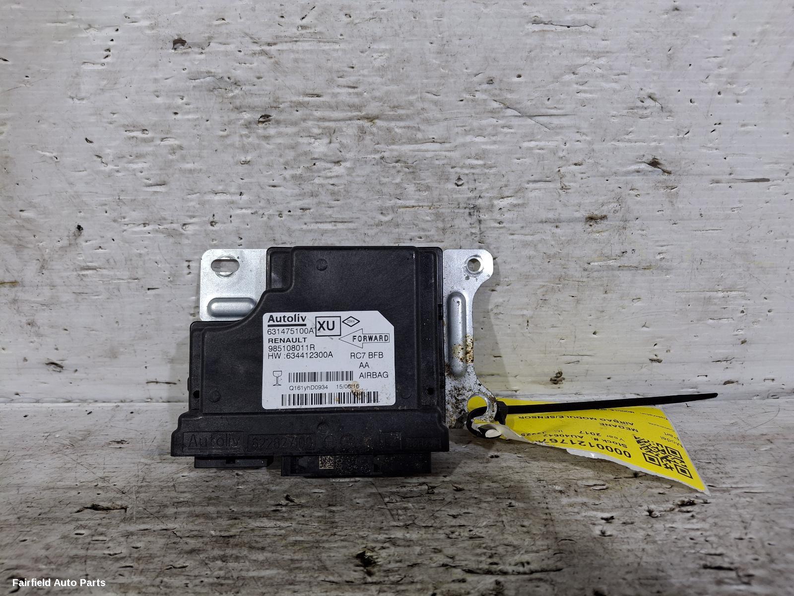 2016-2020 Renault Megane Airbag Module Sensor