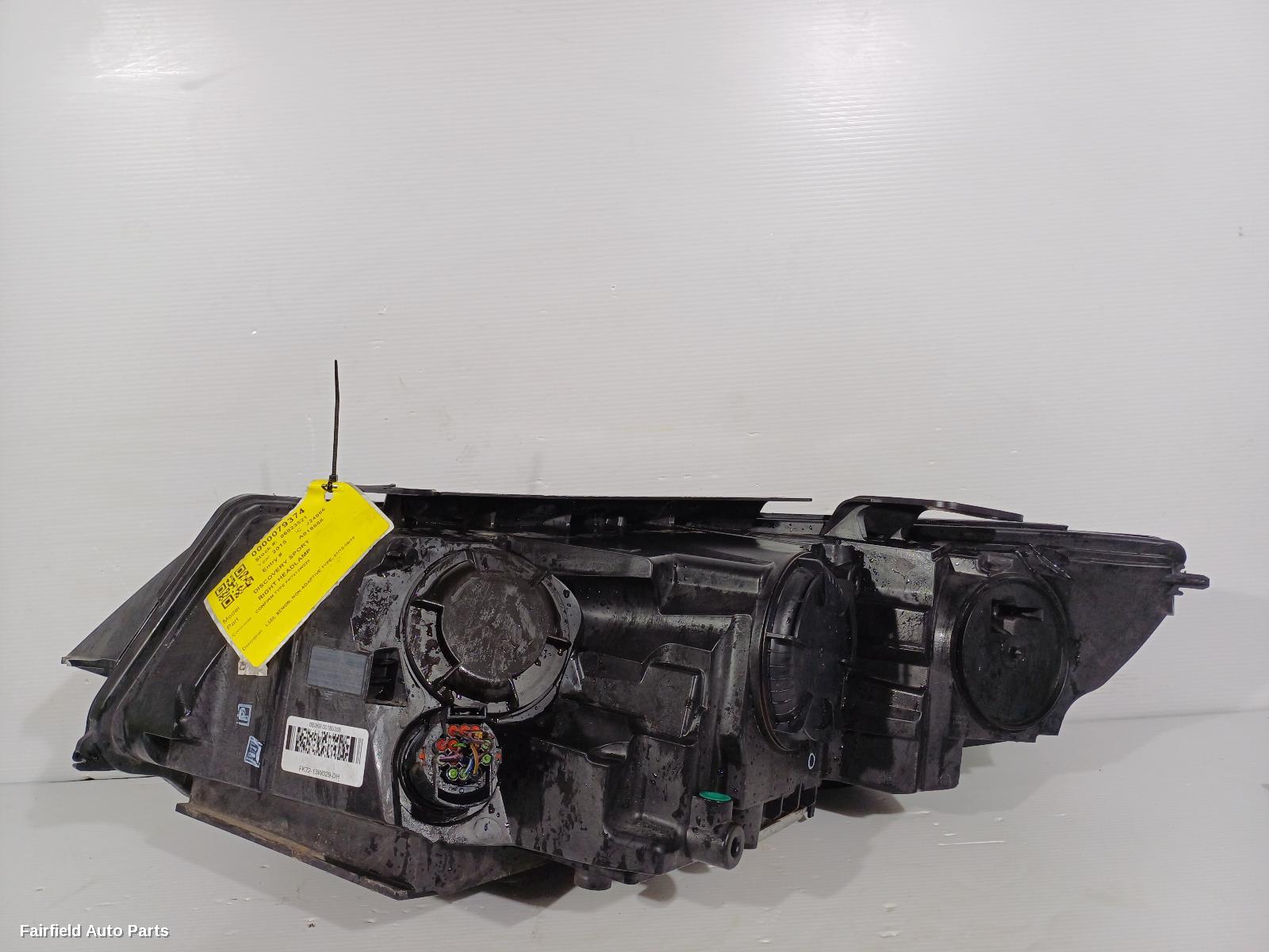 2015-2019 Land Rover Discovery Sport Right Headlamp