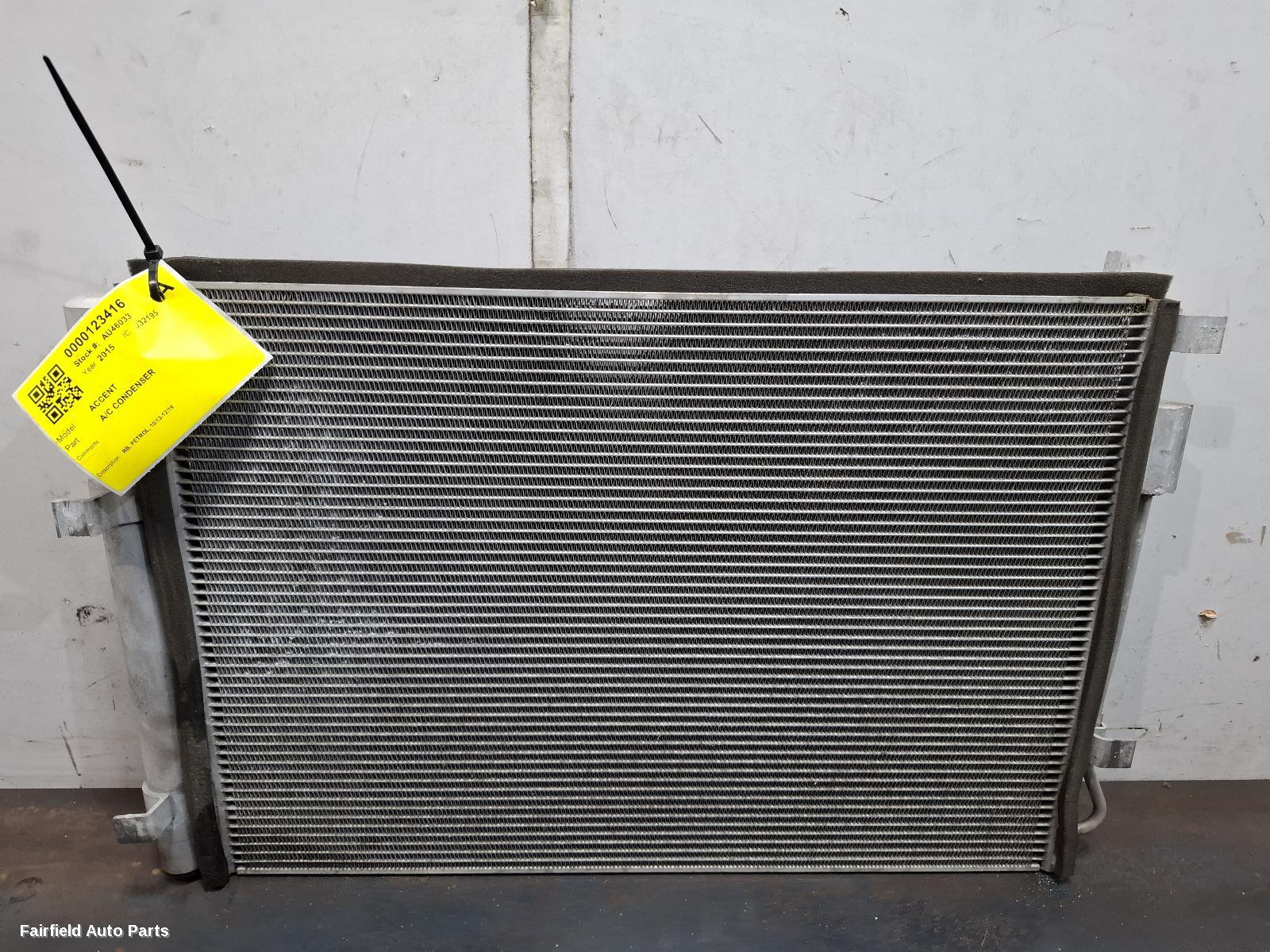 2013-2019 Hyundai Accent A C Condenser