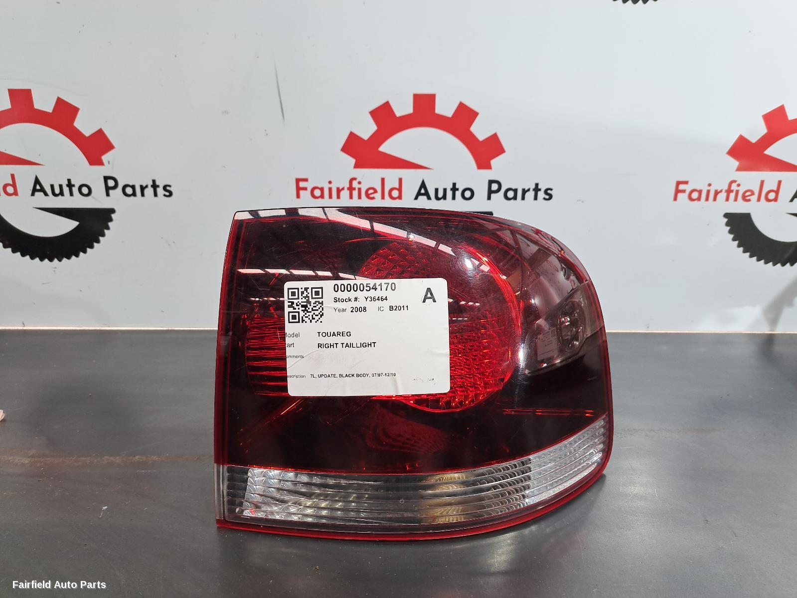 2007-2010 Volkswagen Touareg Right Taillight