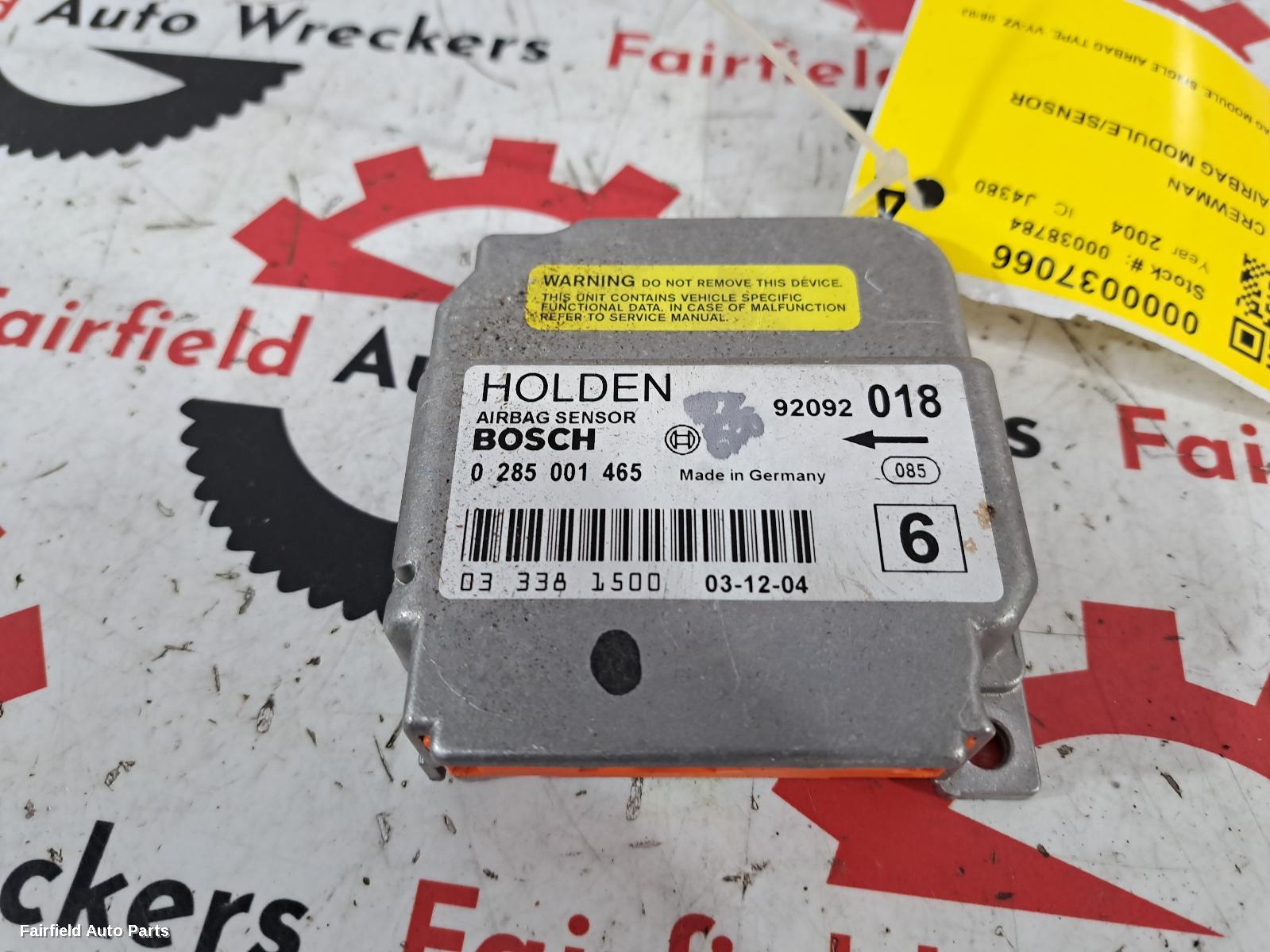 2003-2007 Holden Crewman Airbag Module Sensor