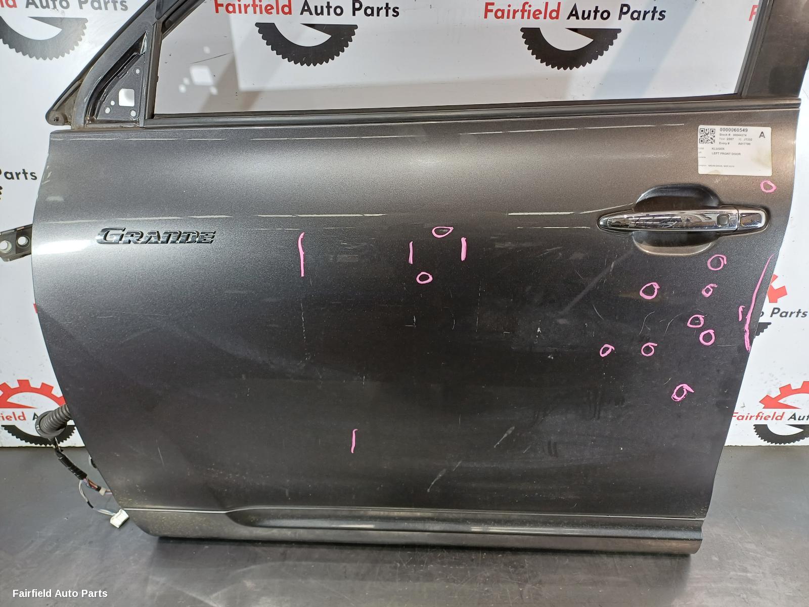 2007-2014 Toyota Kluger Left Front Door
