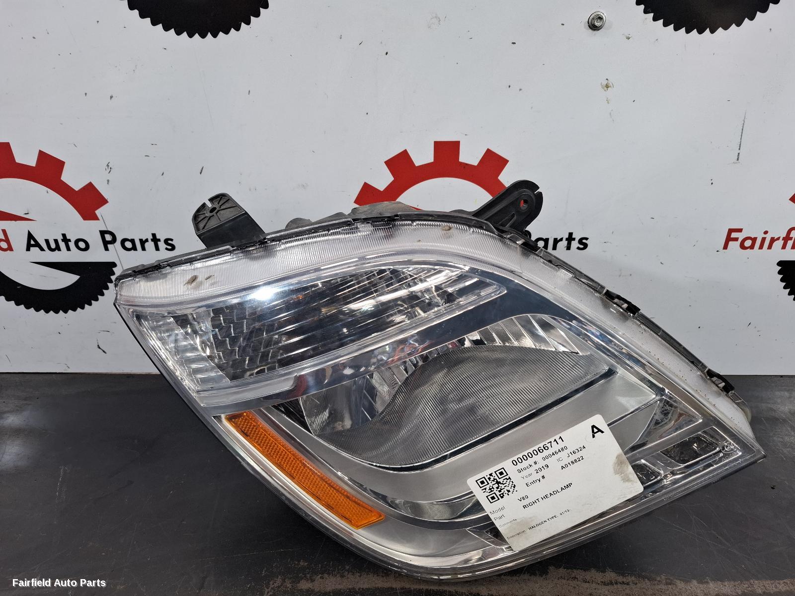 2013-2023 Ldv V80 Right Headlamp