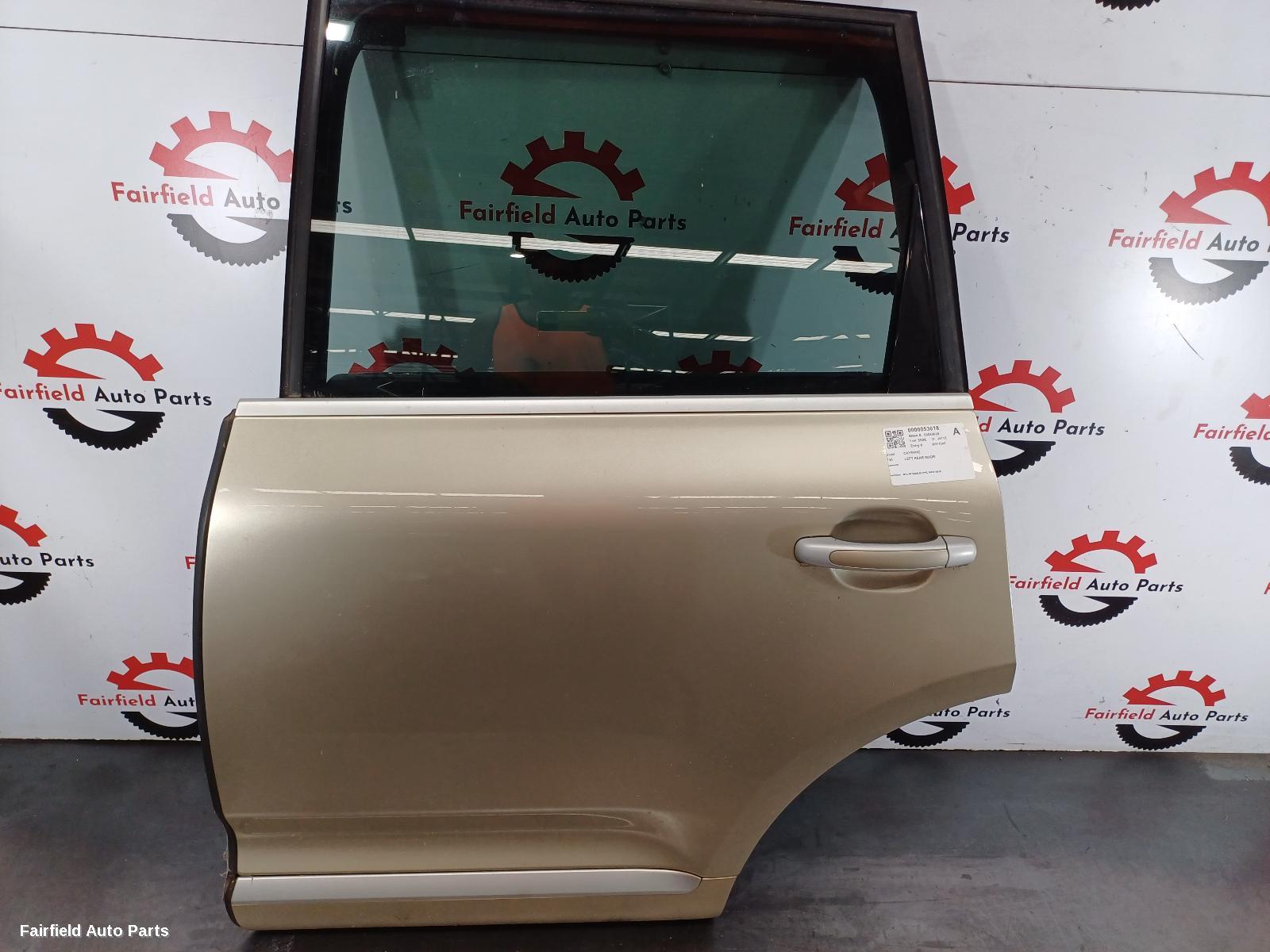 2003-2010 Porsche Cayenne Left Rear Door Sliding