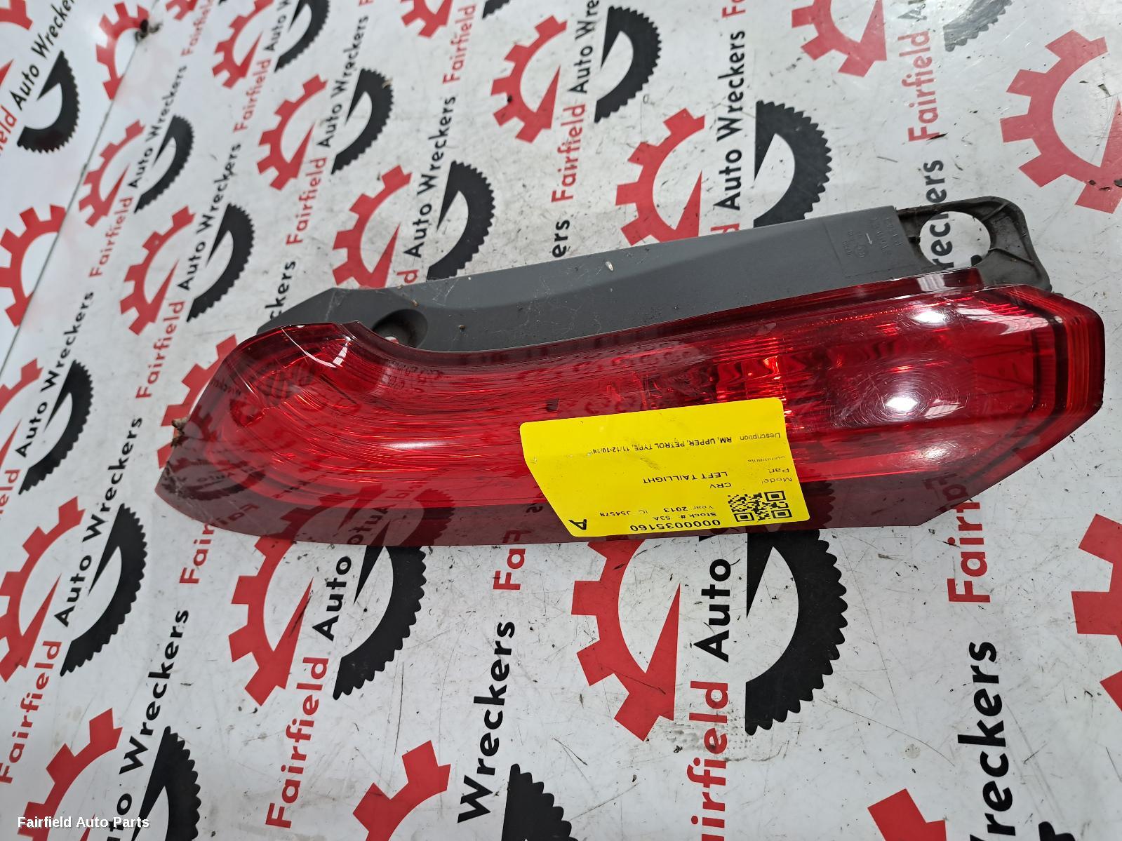 2012-2014 Honda Crv Left Taillight