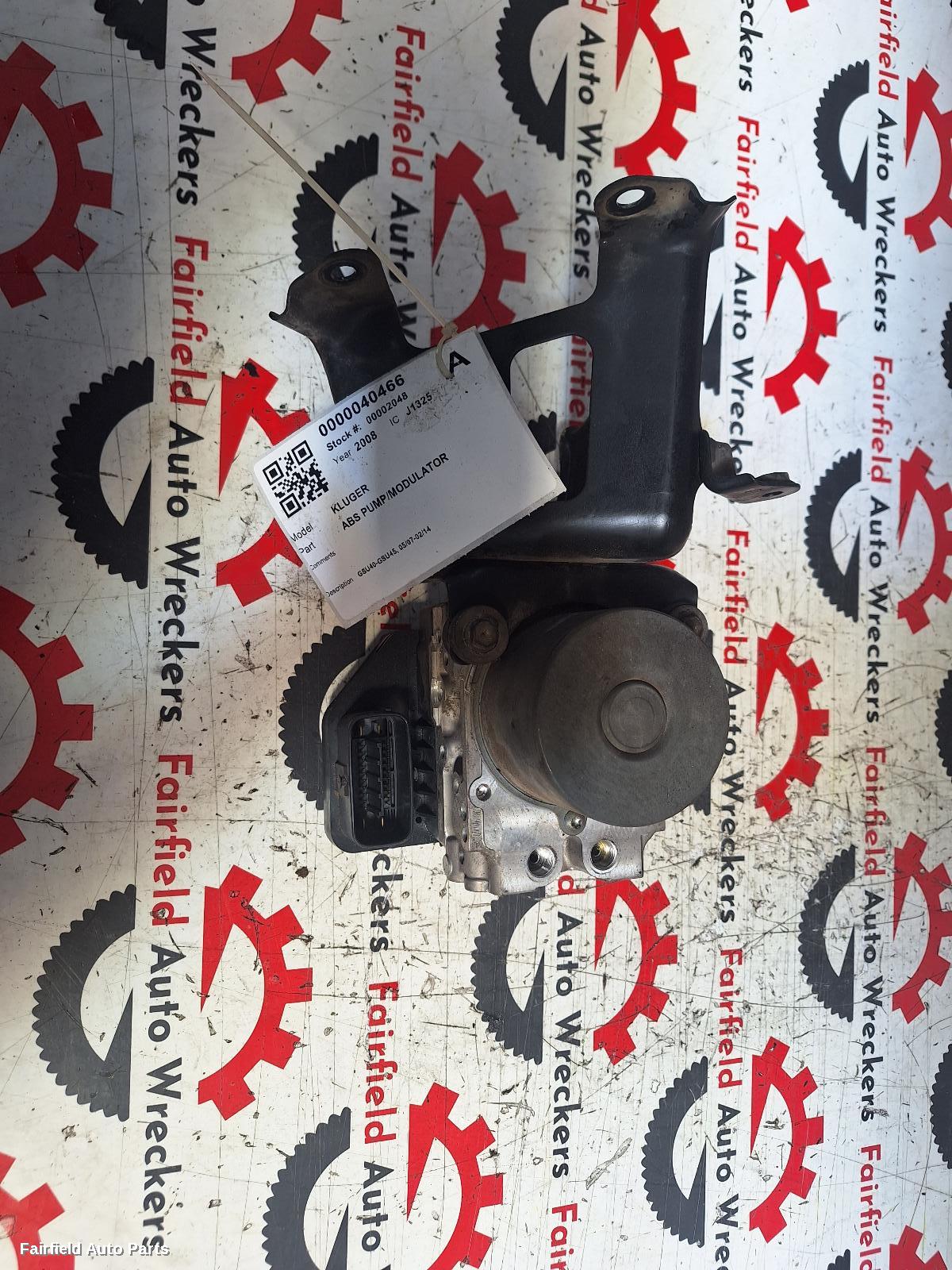 2007-2014 Toyota Kluger Abs Pump Modulator
