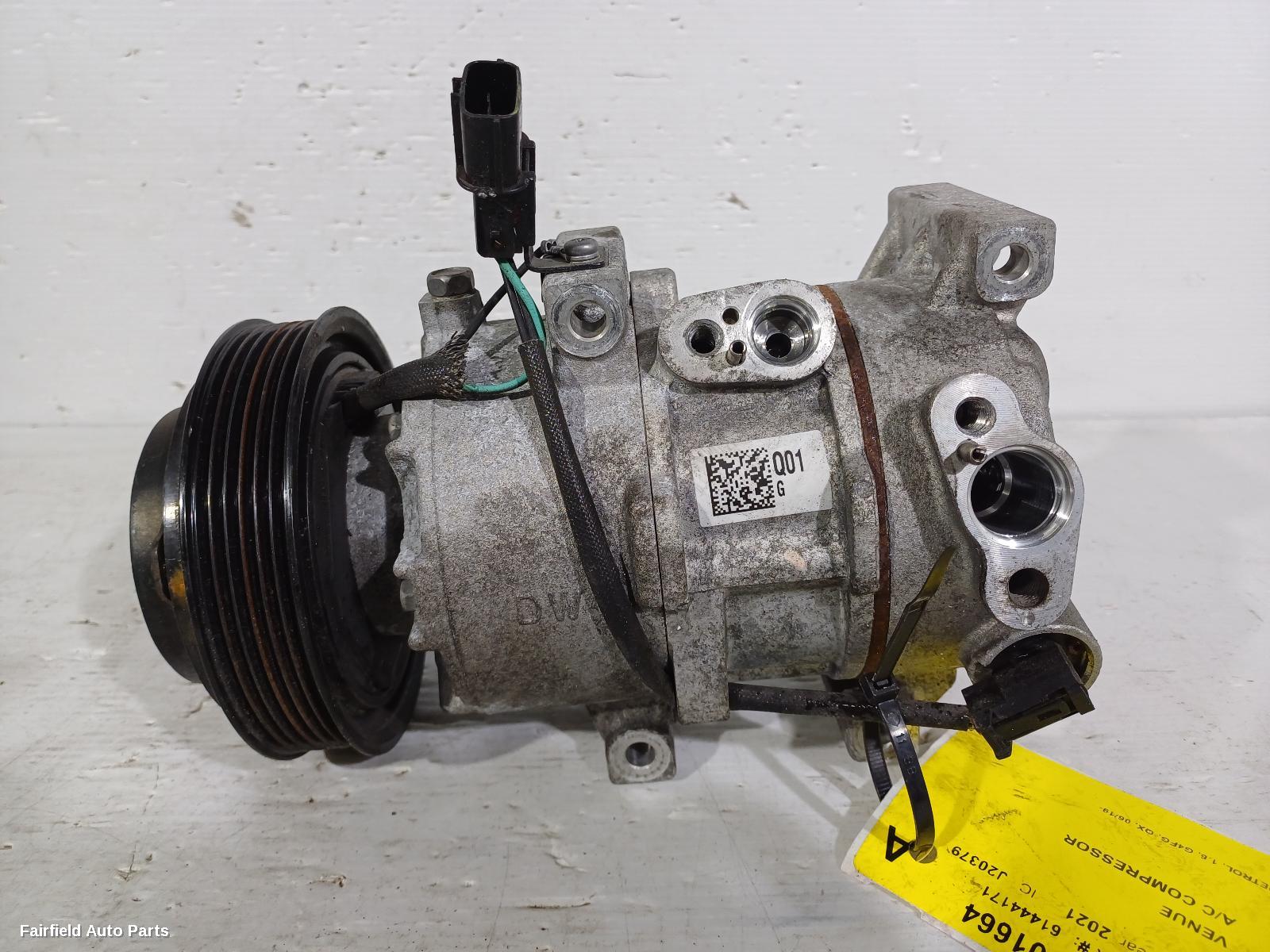 2019-2025 Hyundai Venue A C Compressor