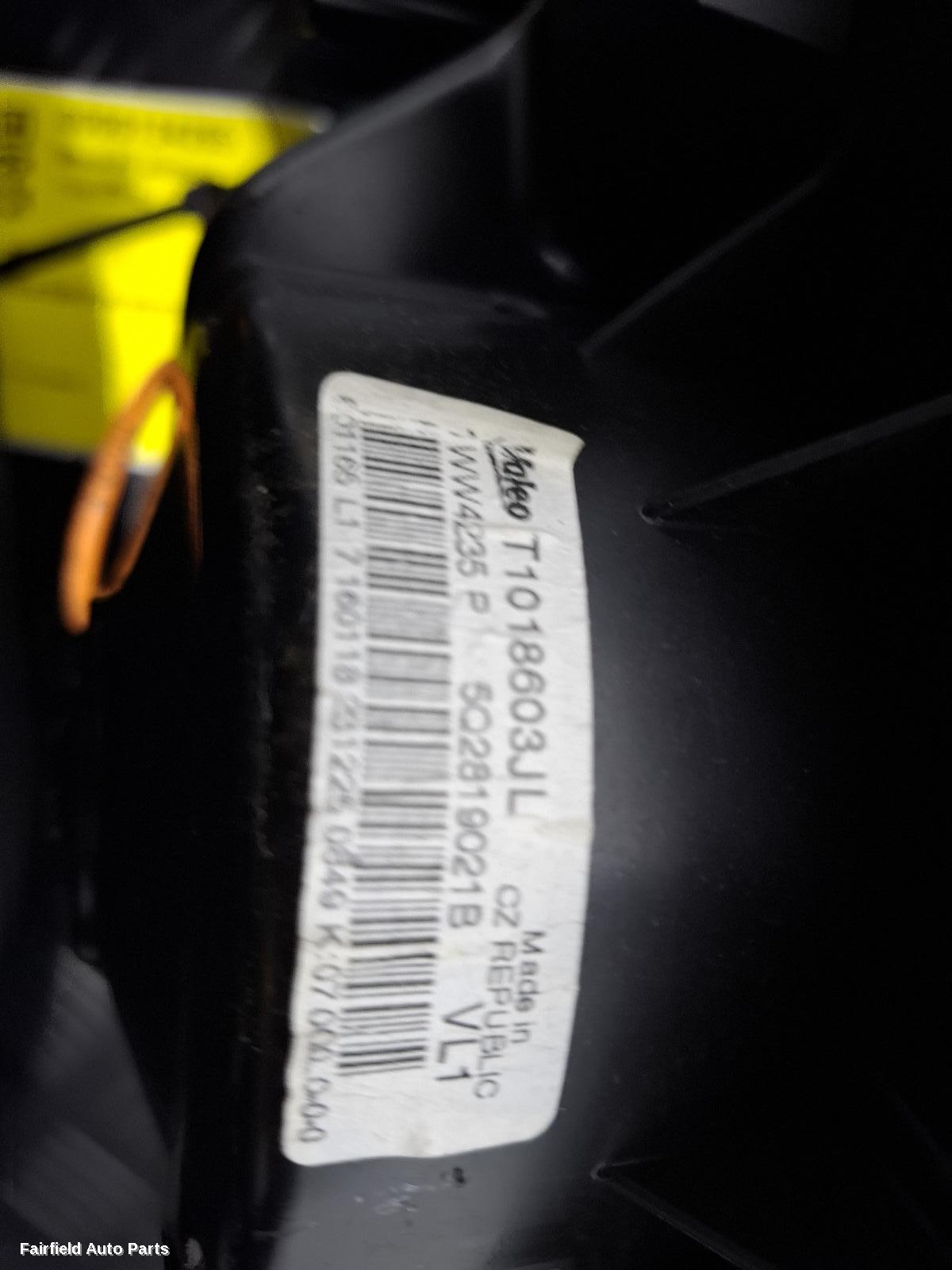 2012-2020 Volkswagen Golf Heater Fan Motor