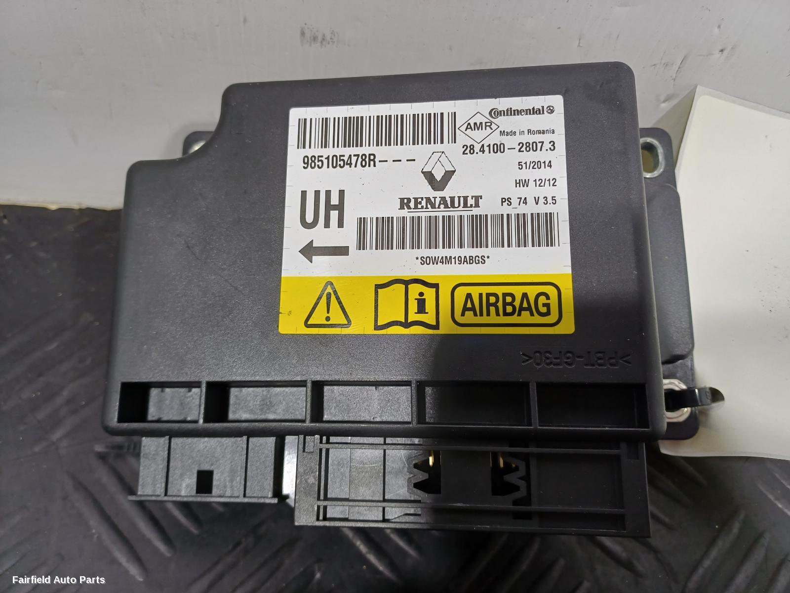 2010-2016 Renault Megane Airbag Module Sensor