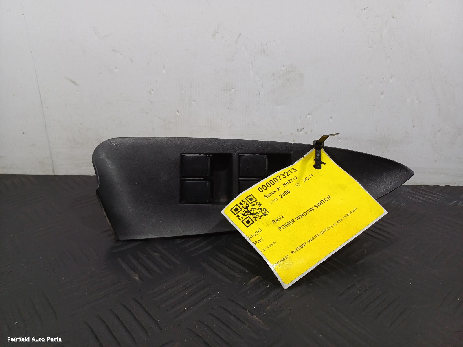 2005-2007 Toyota Rav4 Pwr Dr Wind Switch