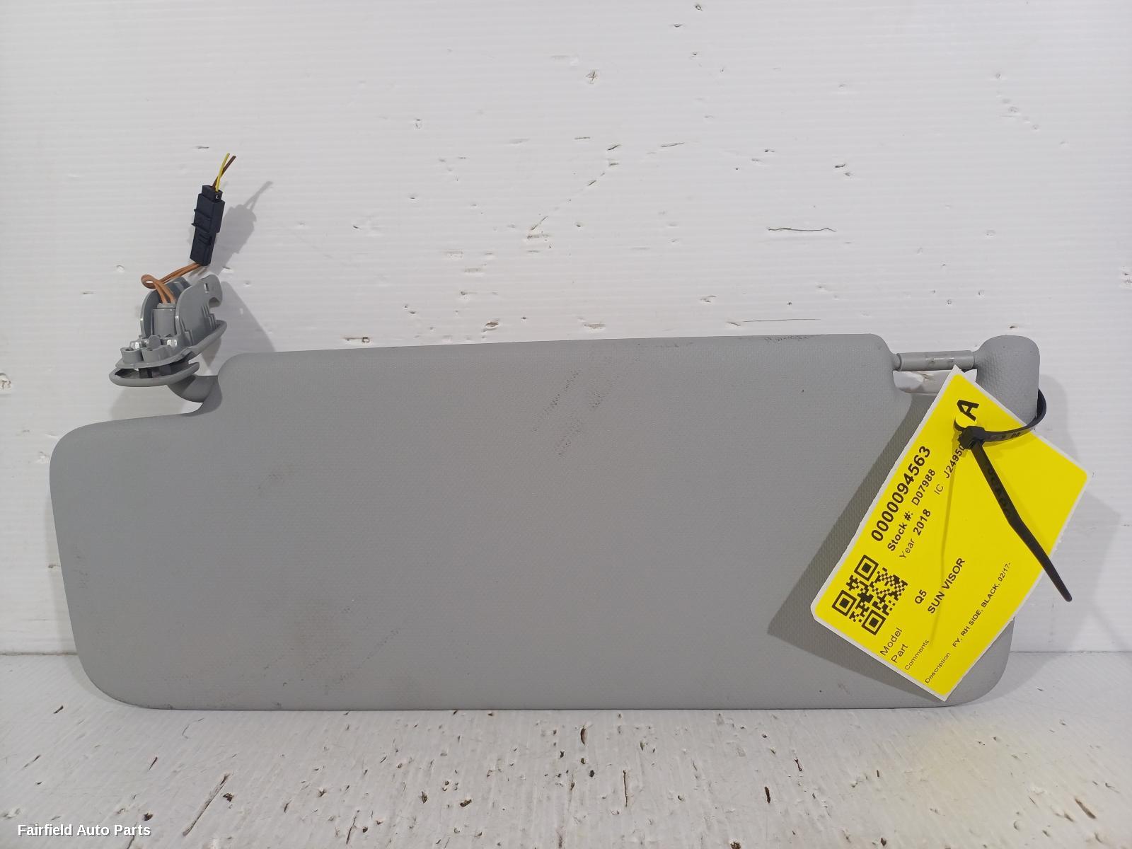 2017-2025 Audi Q5 Sunvisor